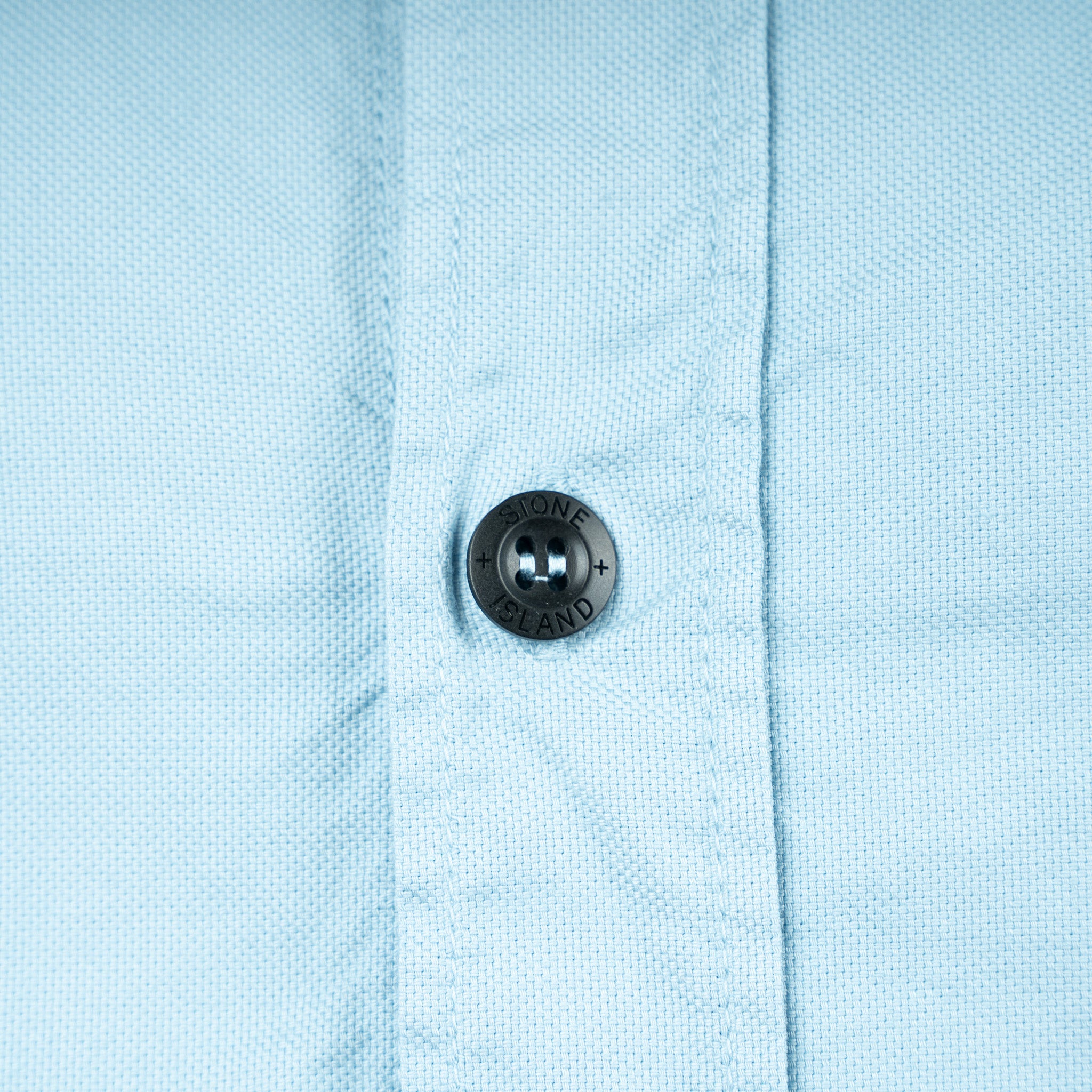 Stone Island Overhemd Lichtblauw | Organic Cotton Oxford