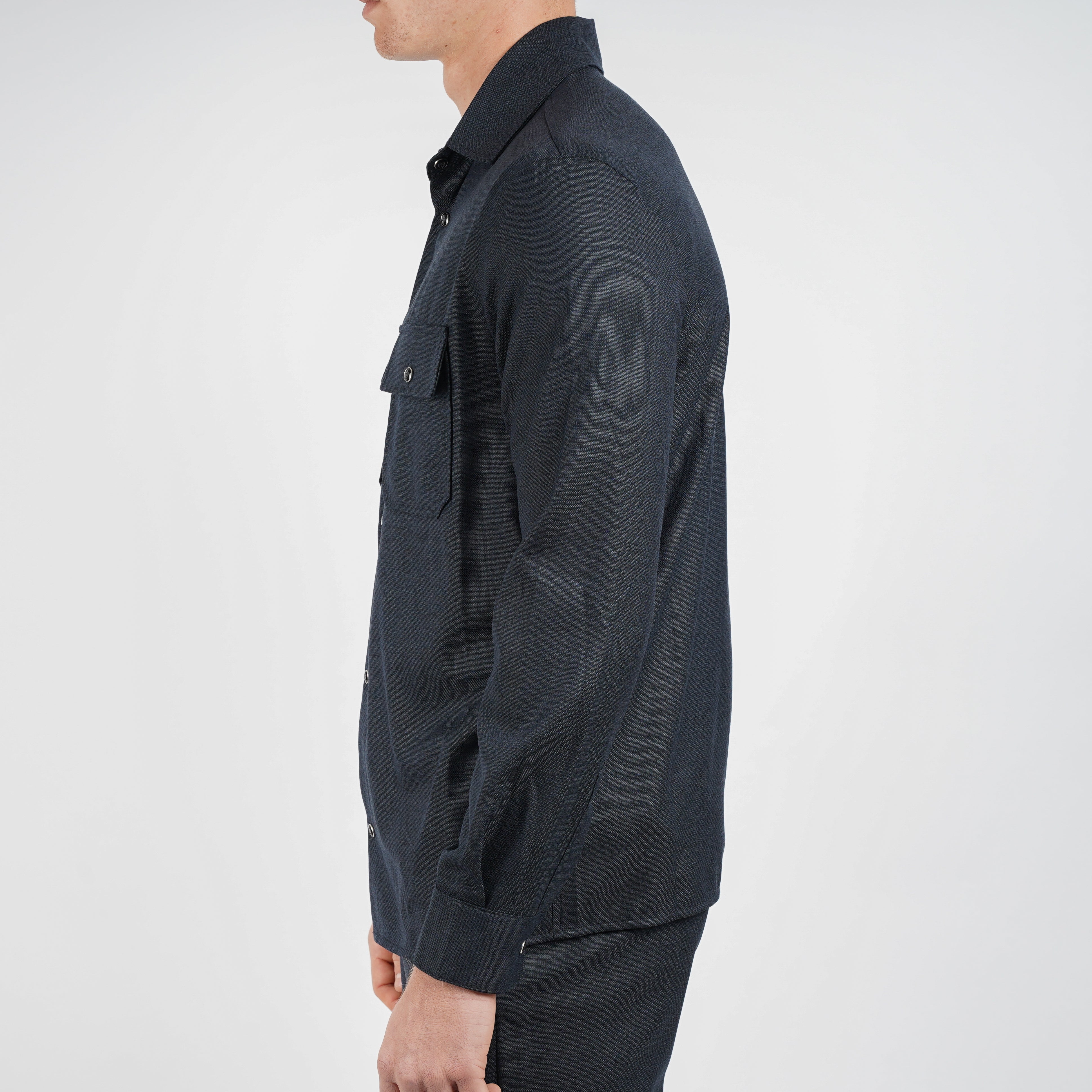 Marco Pescarolo Overshirt Blauw | Next