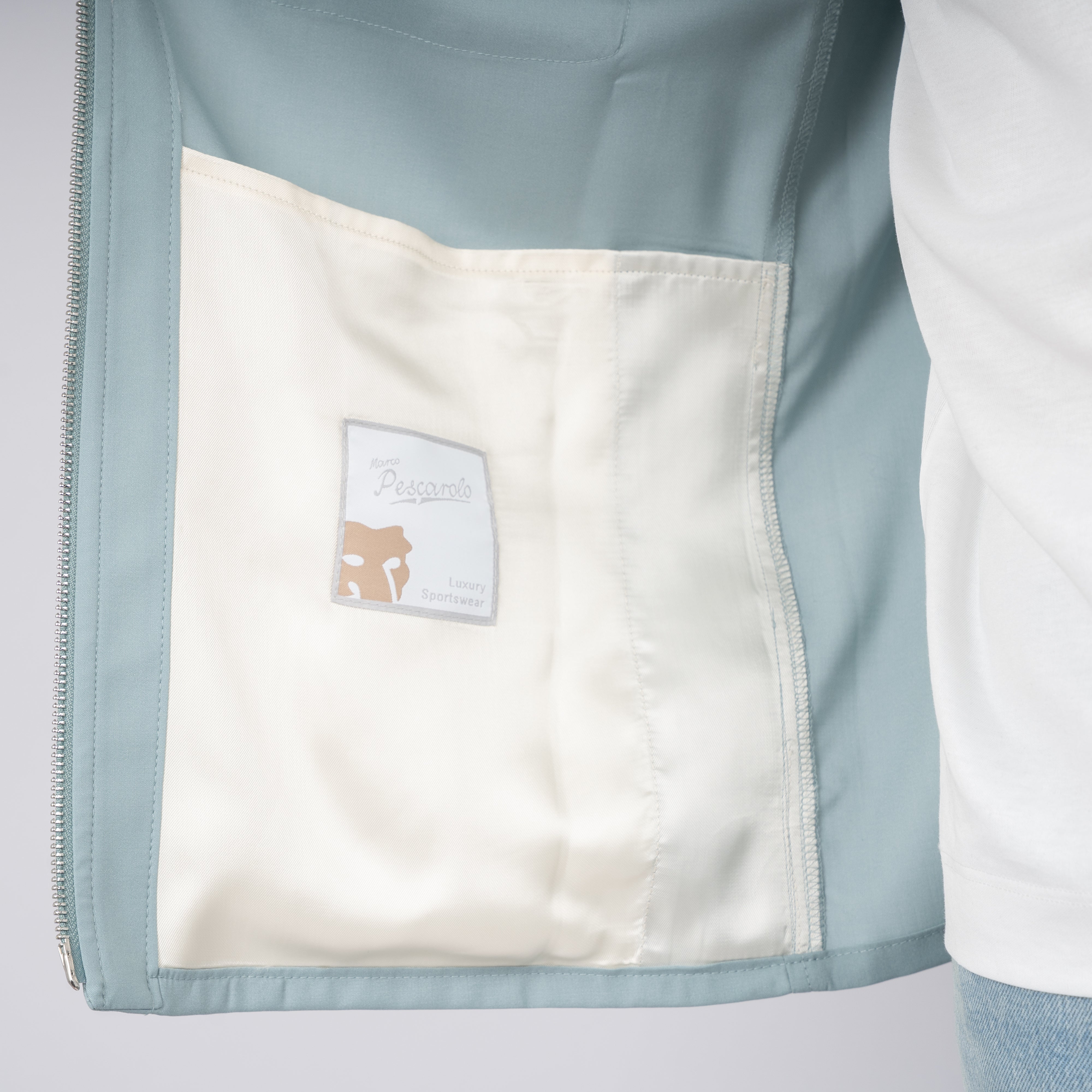 Marco Pescarolo Overshirt Mintgroen | Urus