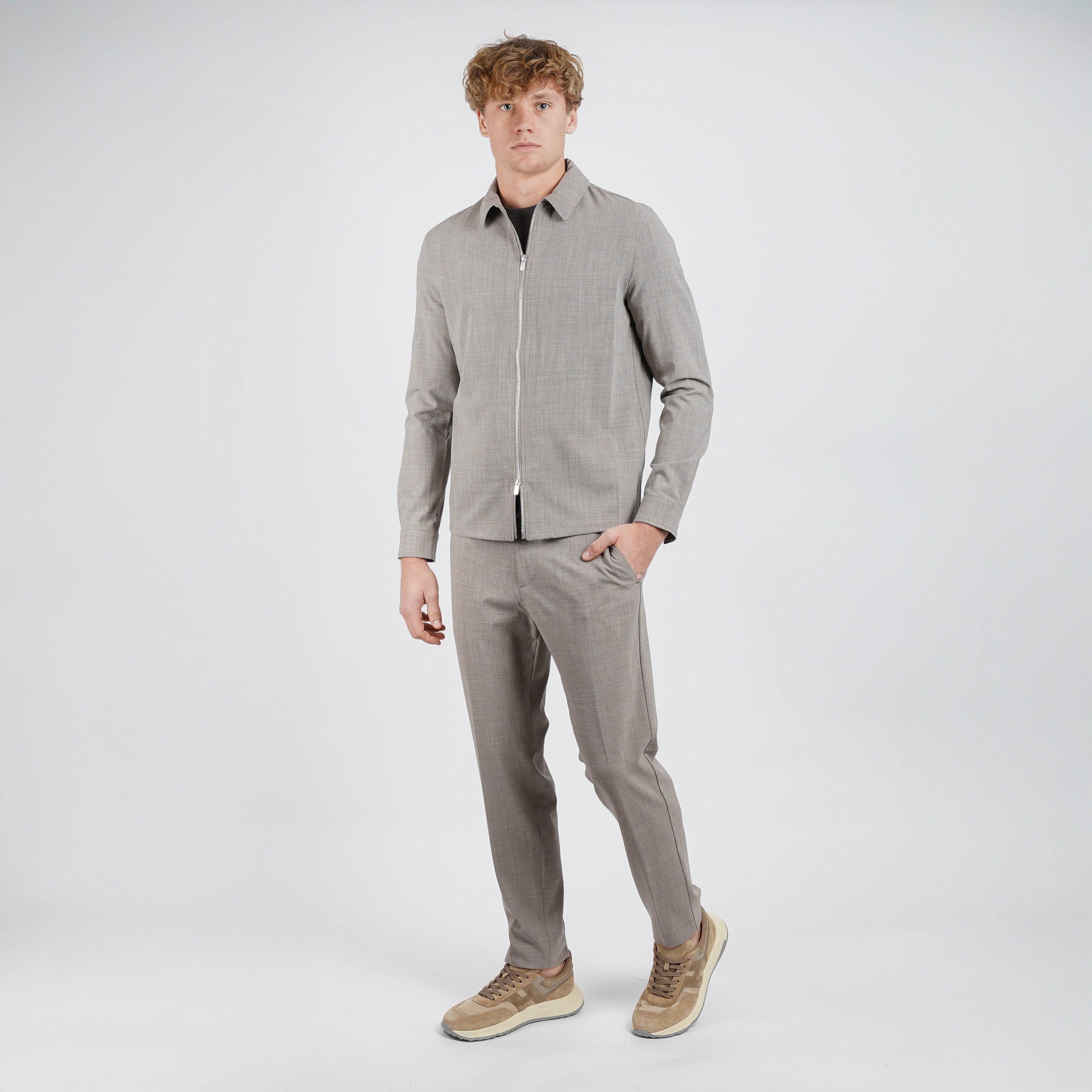 Marco Pescarolo Overshirt Beige | Avi