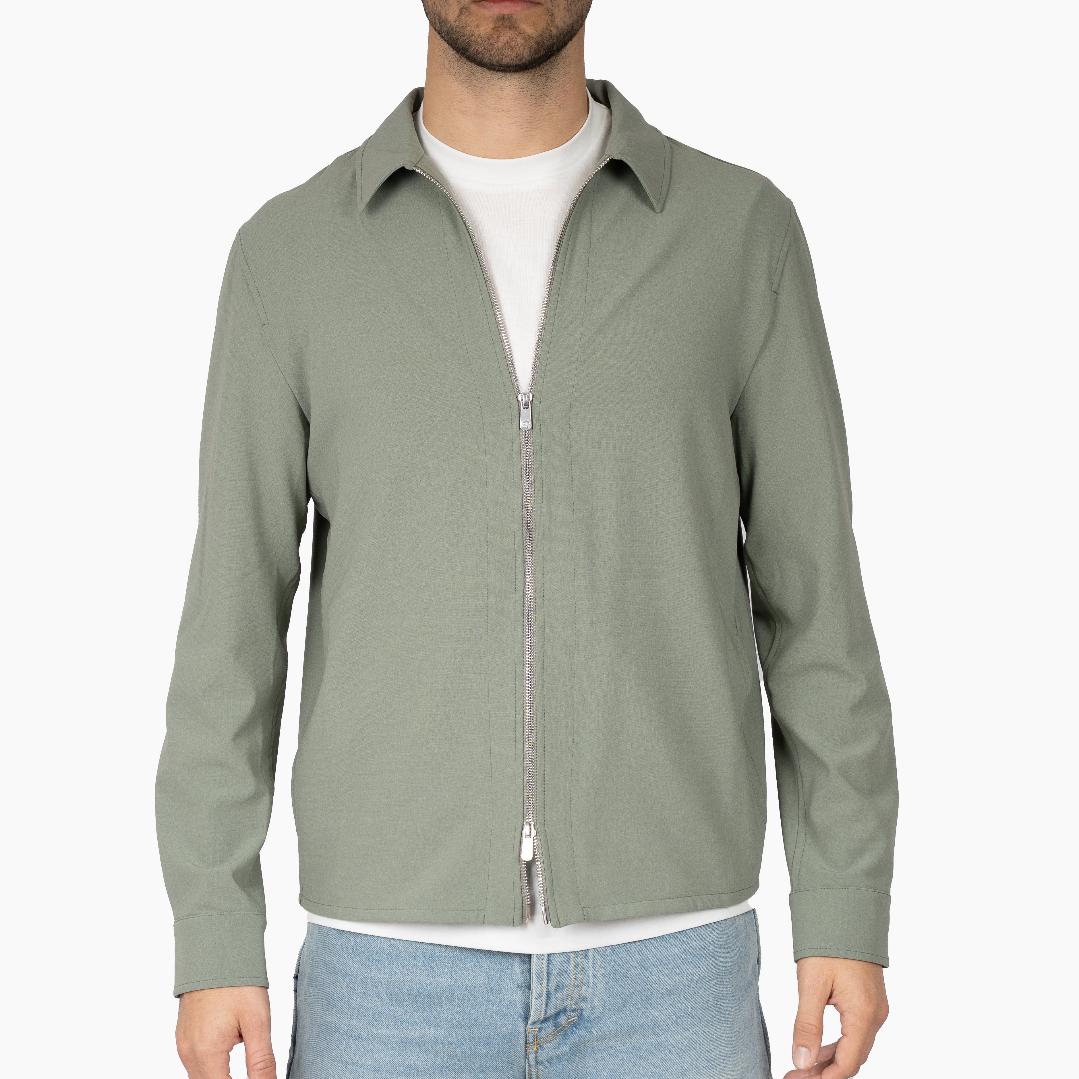 Marco Pescarolo Overshirt Lichtgroen | Avi