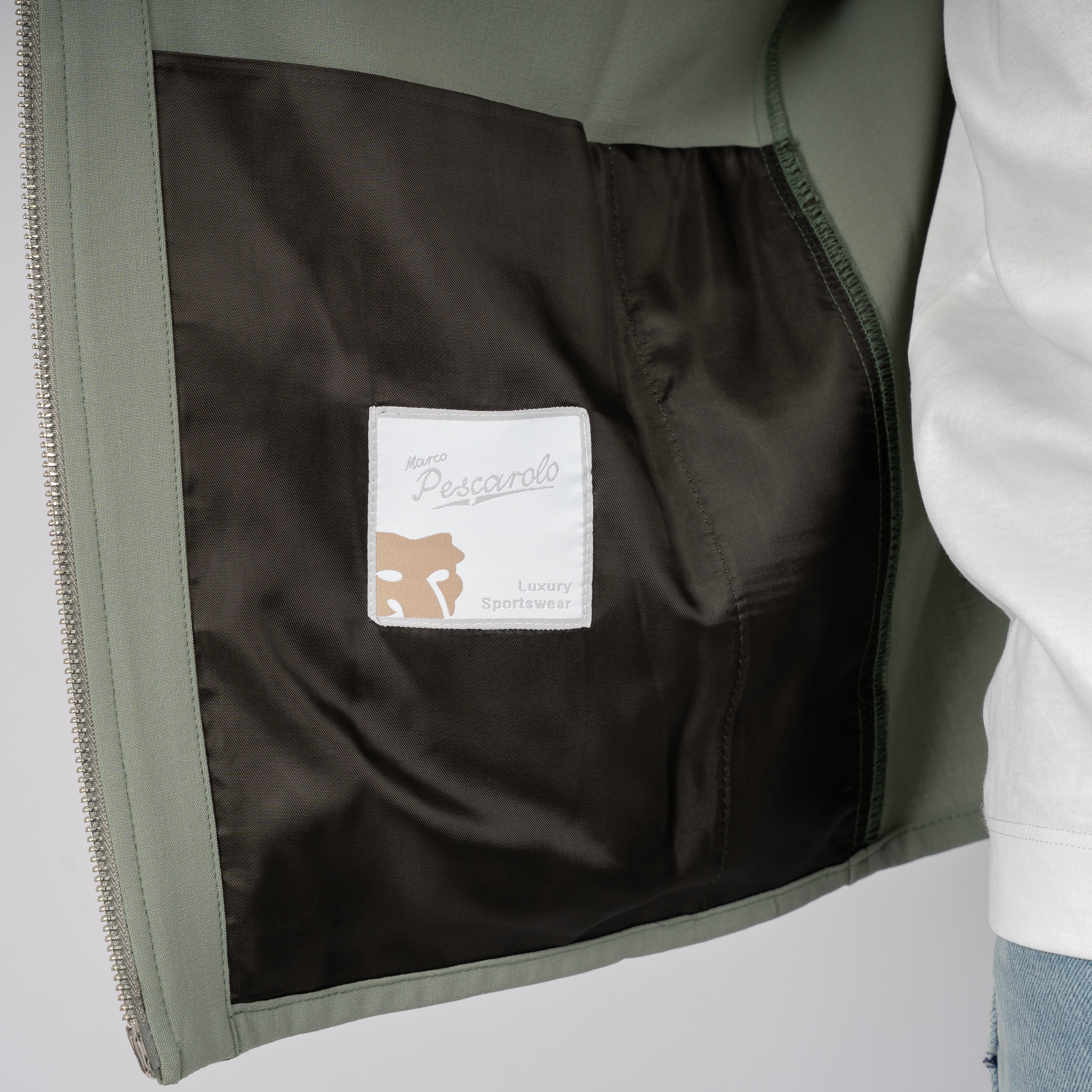 Marco Pescarolo Overshirt Lichtgroen | Avi