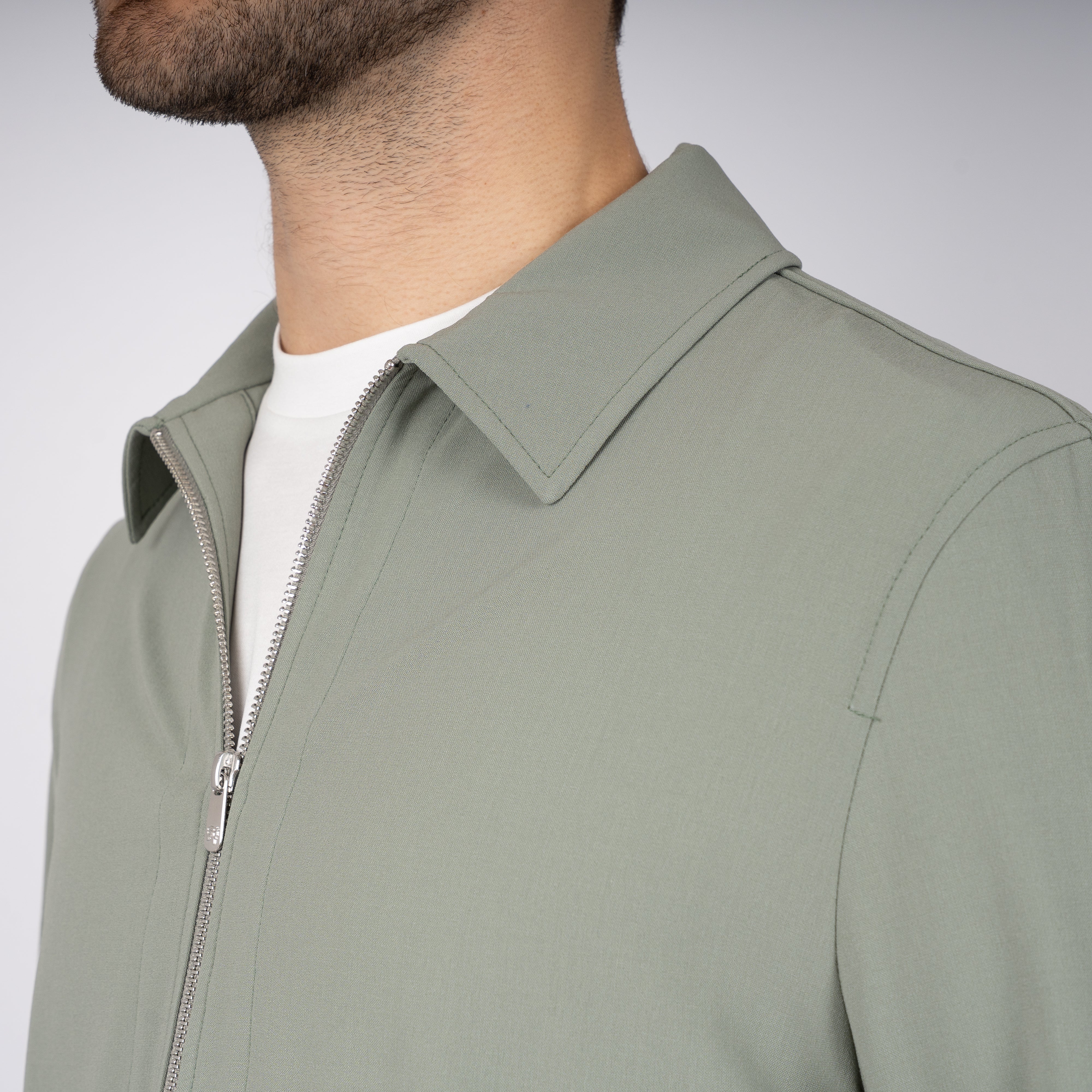 Marco Pescarolo Overshirt Lichtgroen | Avi