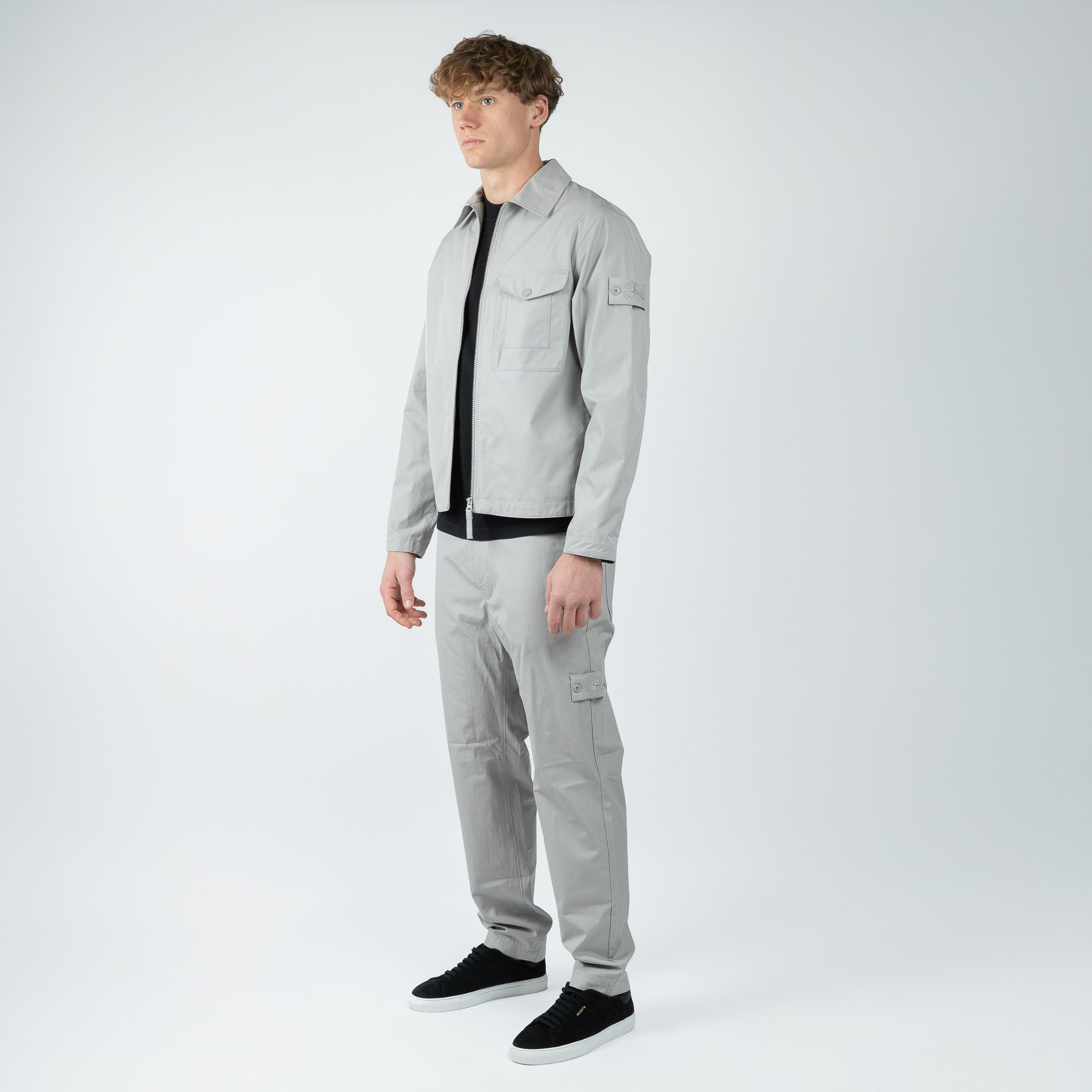 Stone Island Overshirt Grijs | Ghost