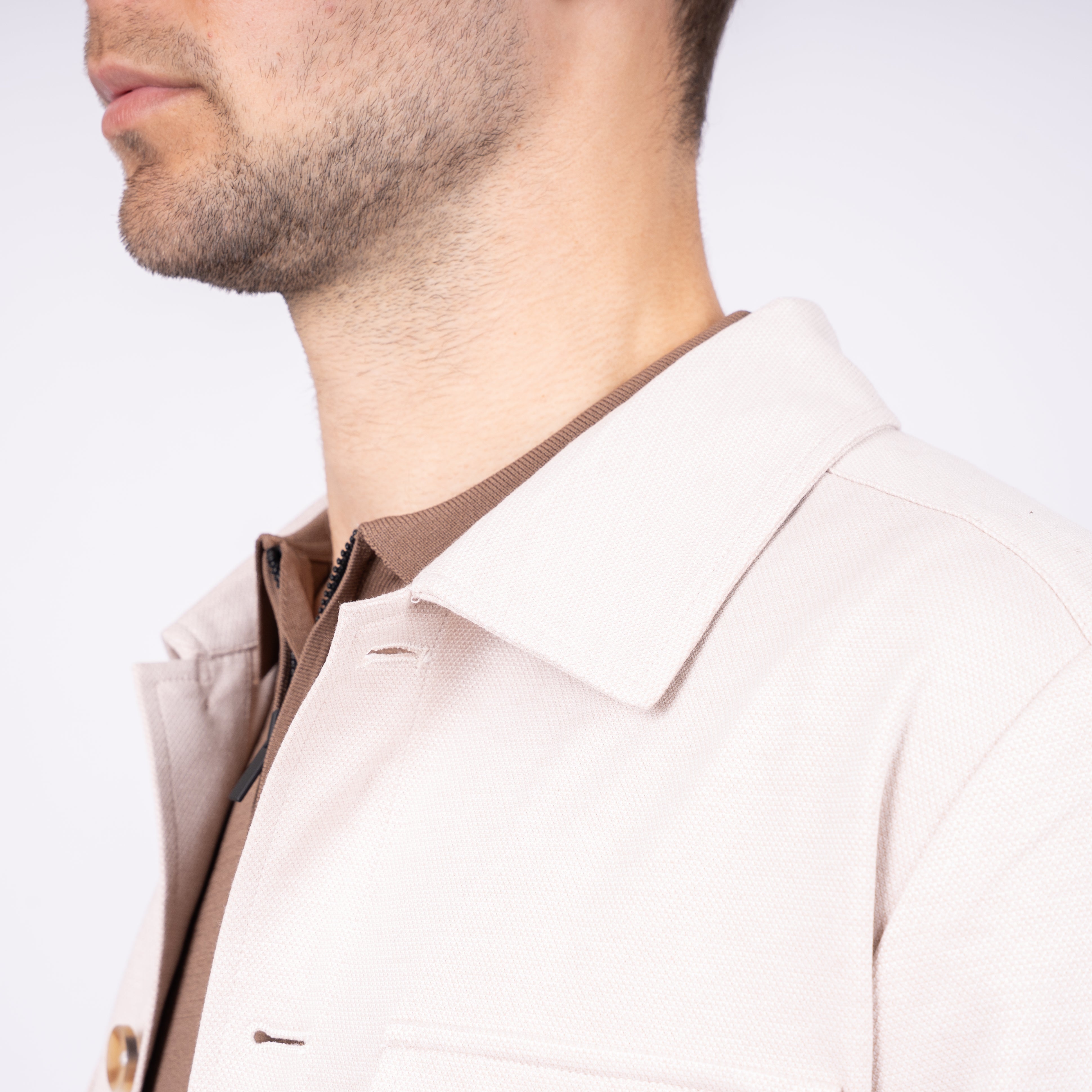 SEVEN DIALS Overshirt Beige | Ardwolf