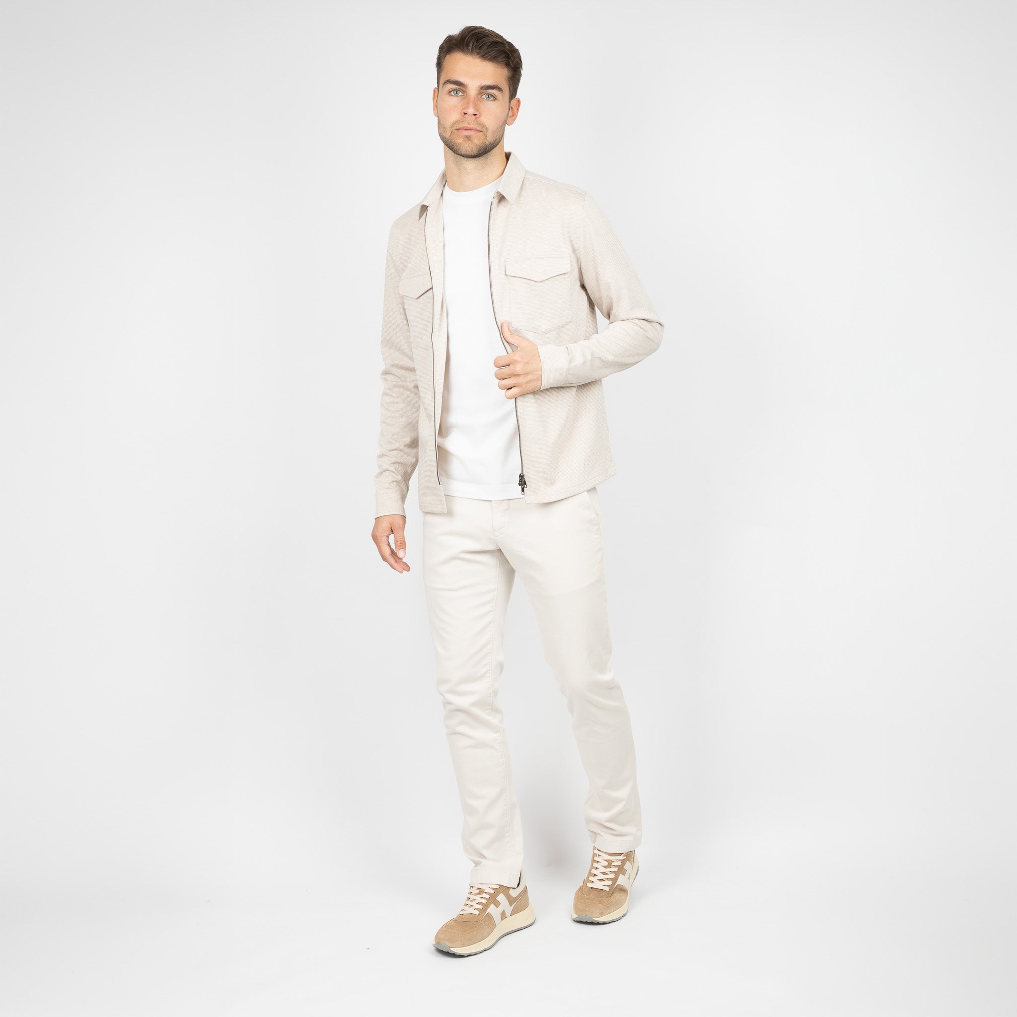 SEVEN DIALS Overshirt Beige | Earlson