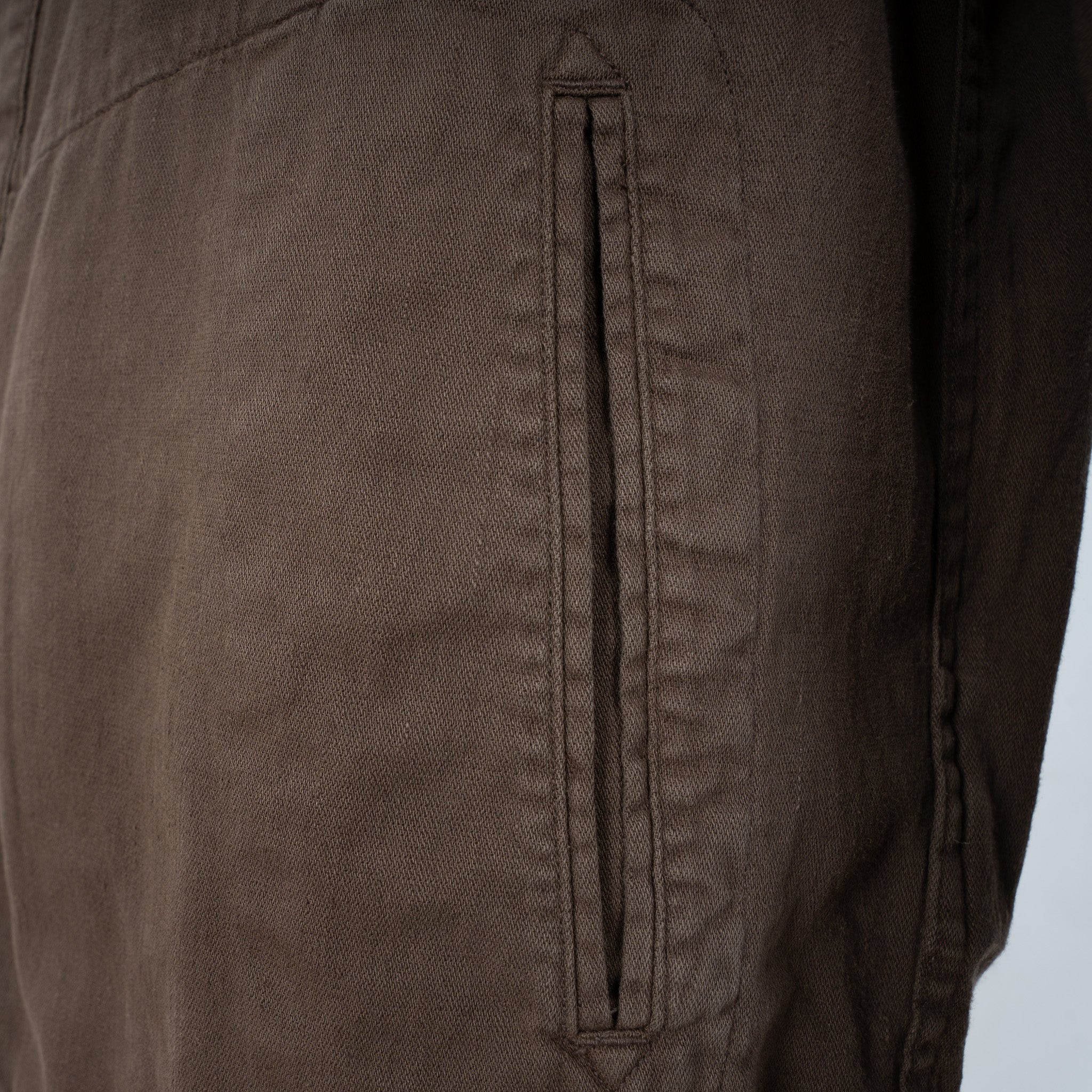 Woolrich Overshirt Bruin | Linnen Safari