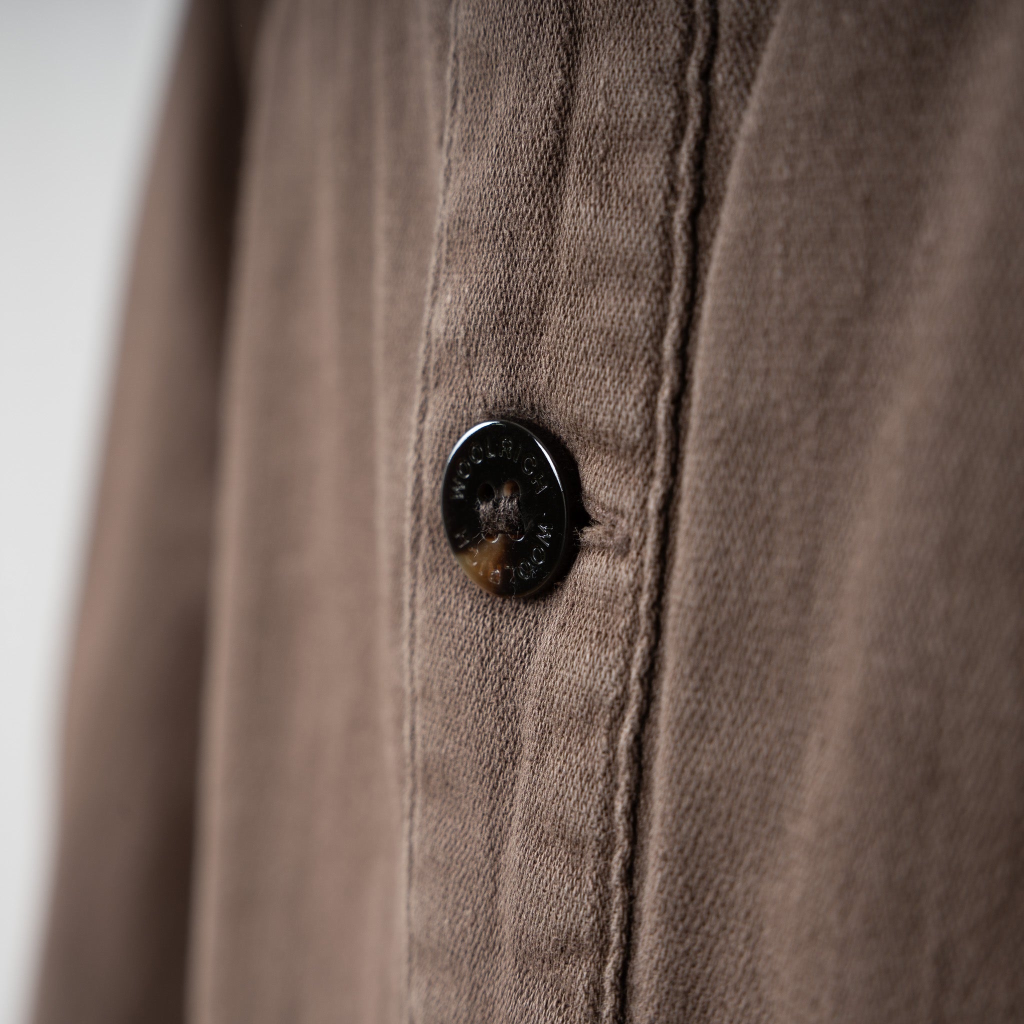 Woolrich Overshirt Bruin | Linnen Safari