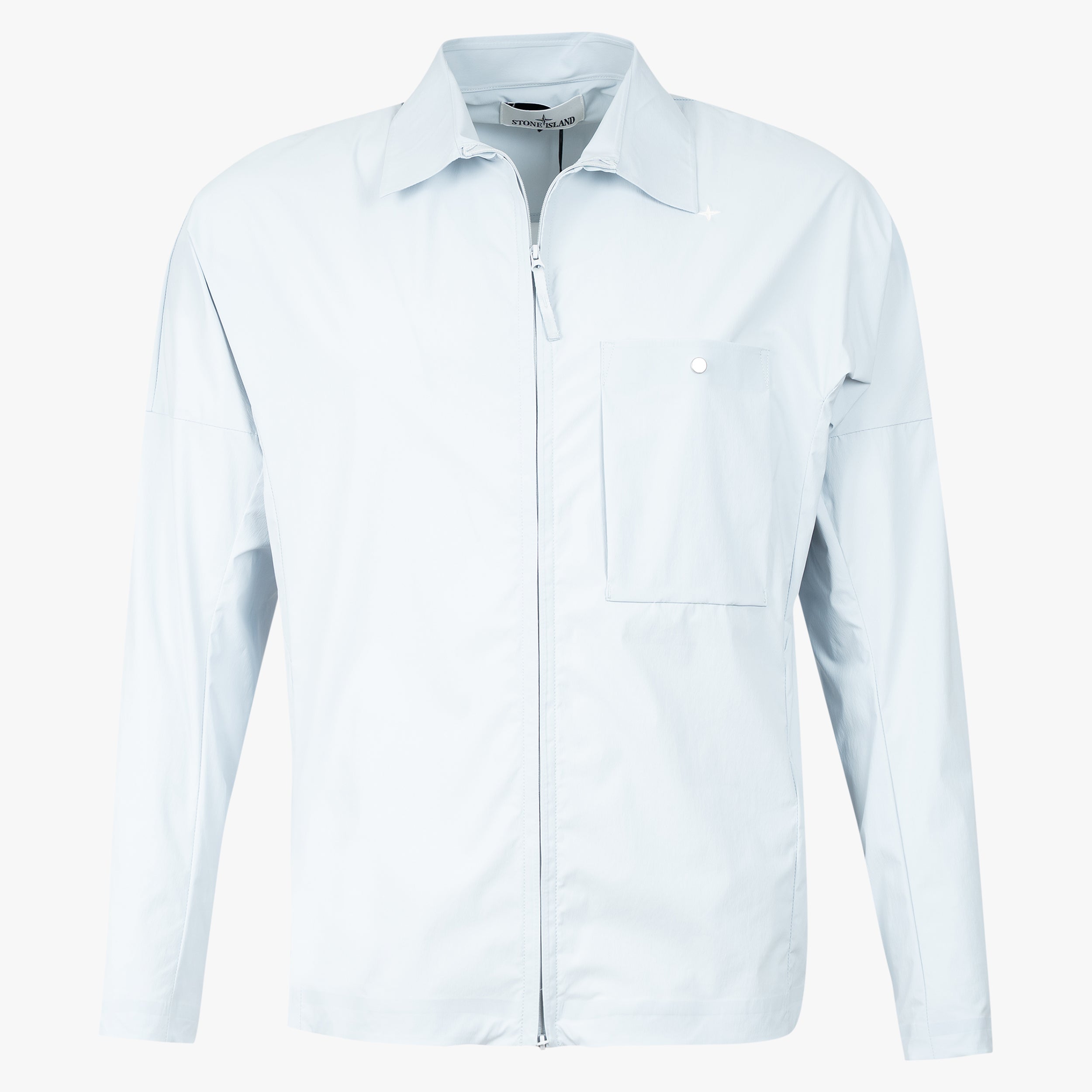 Stone Island Overshirt Lichtblauw | Stellina