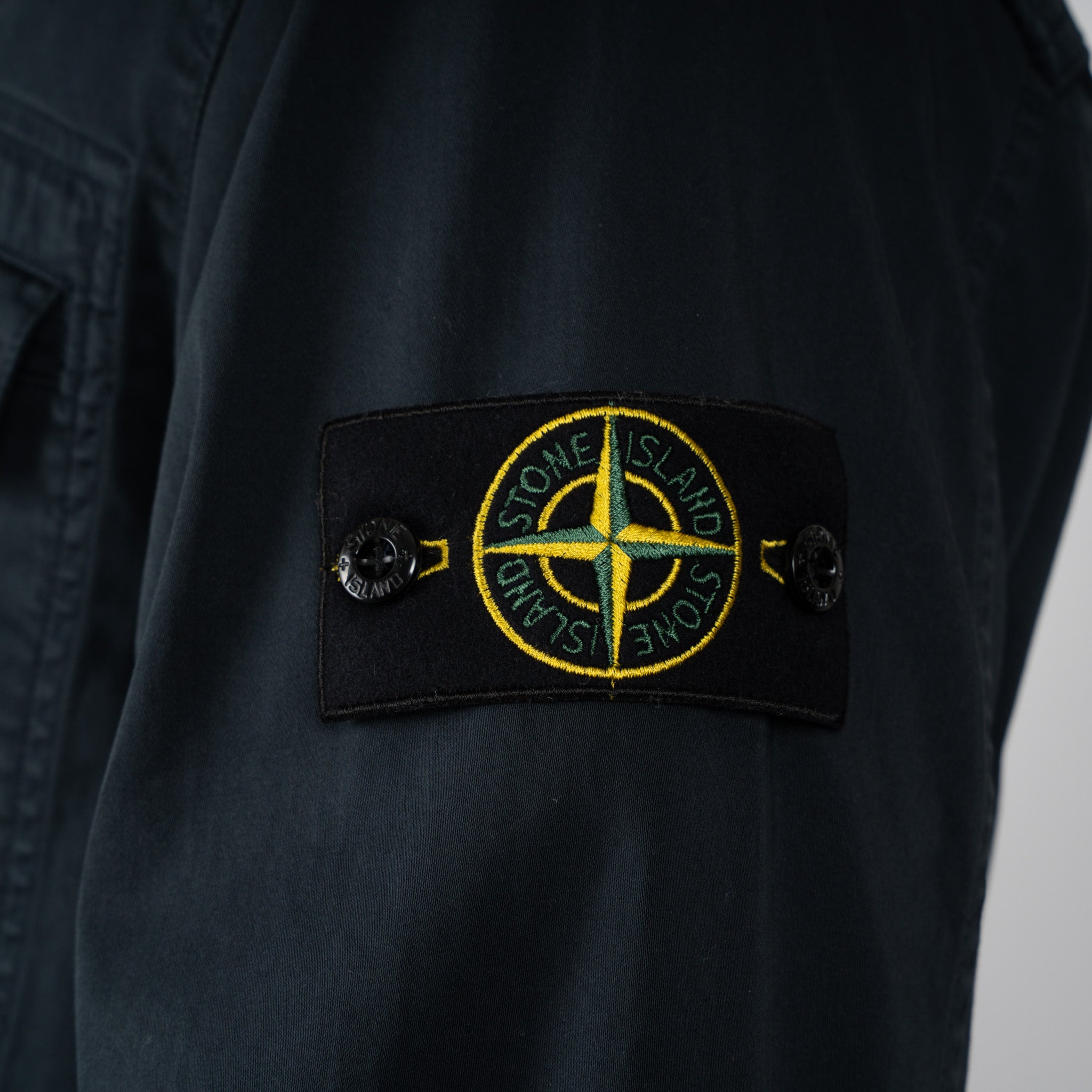Stone Island Overshirt Blauw | Cotton Satin