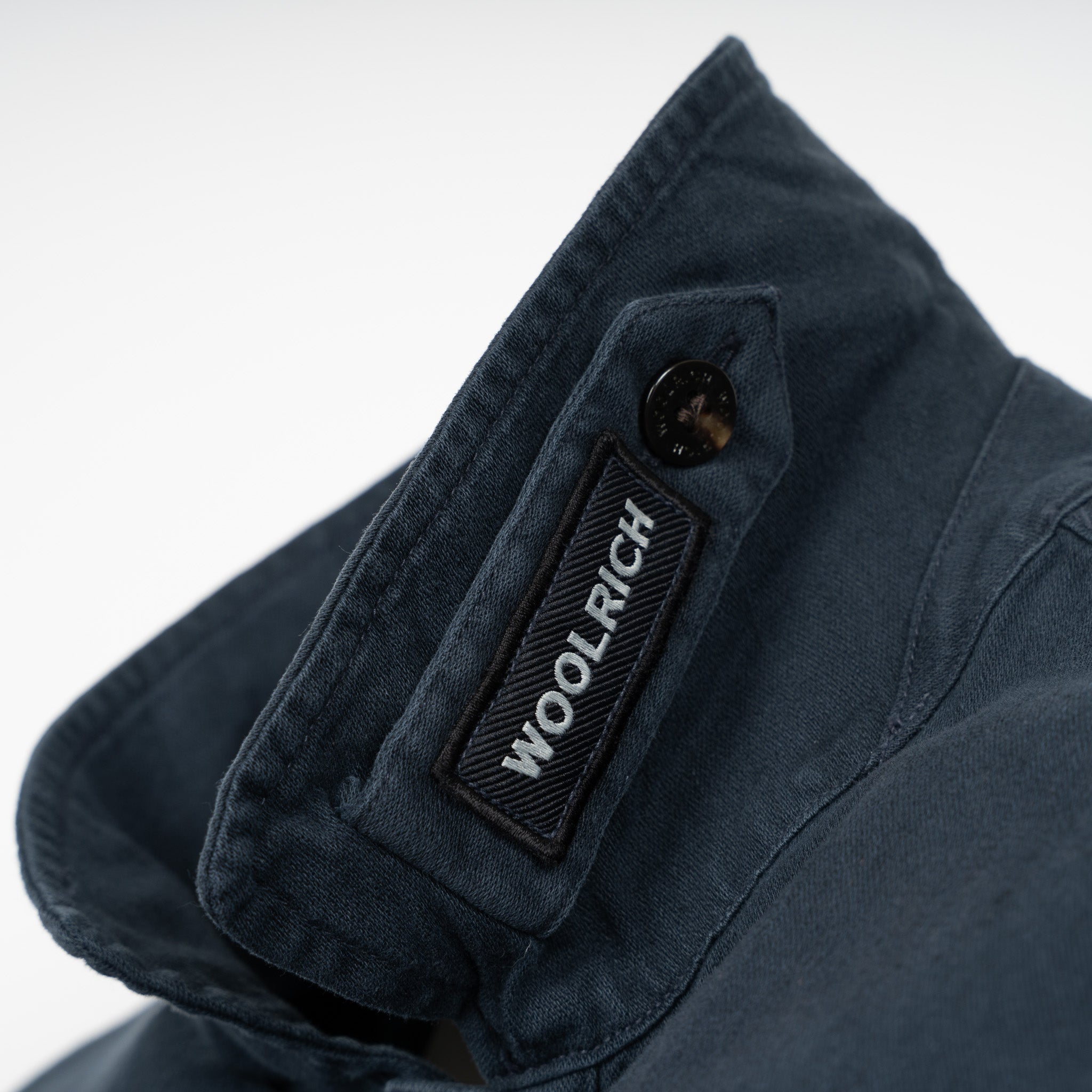 Woolrich Overshirt Blauw | Linnen Safari