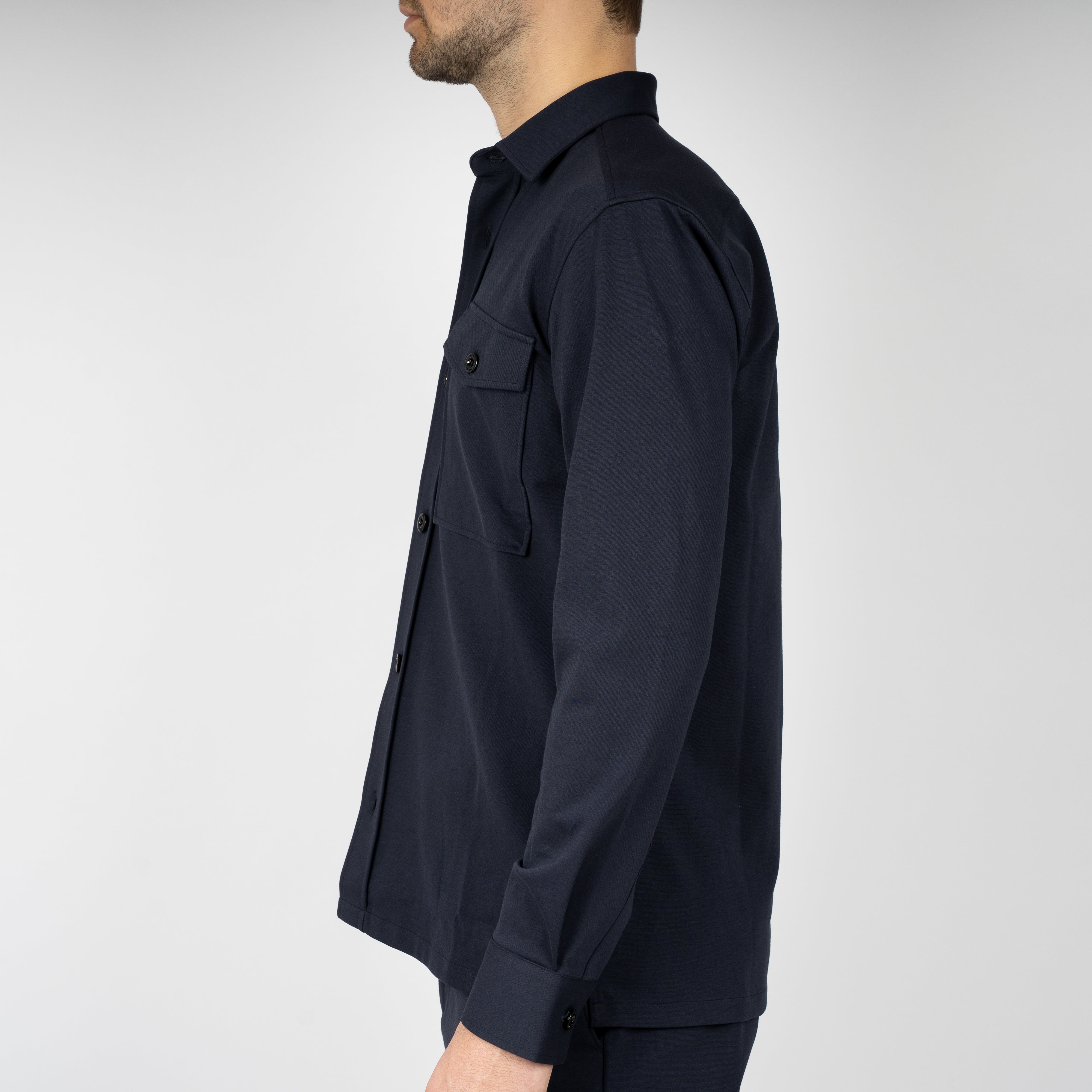 Genti Overshirt Donkerblauw | Dynamic