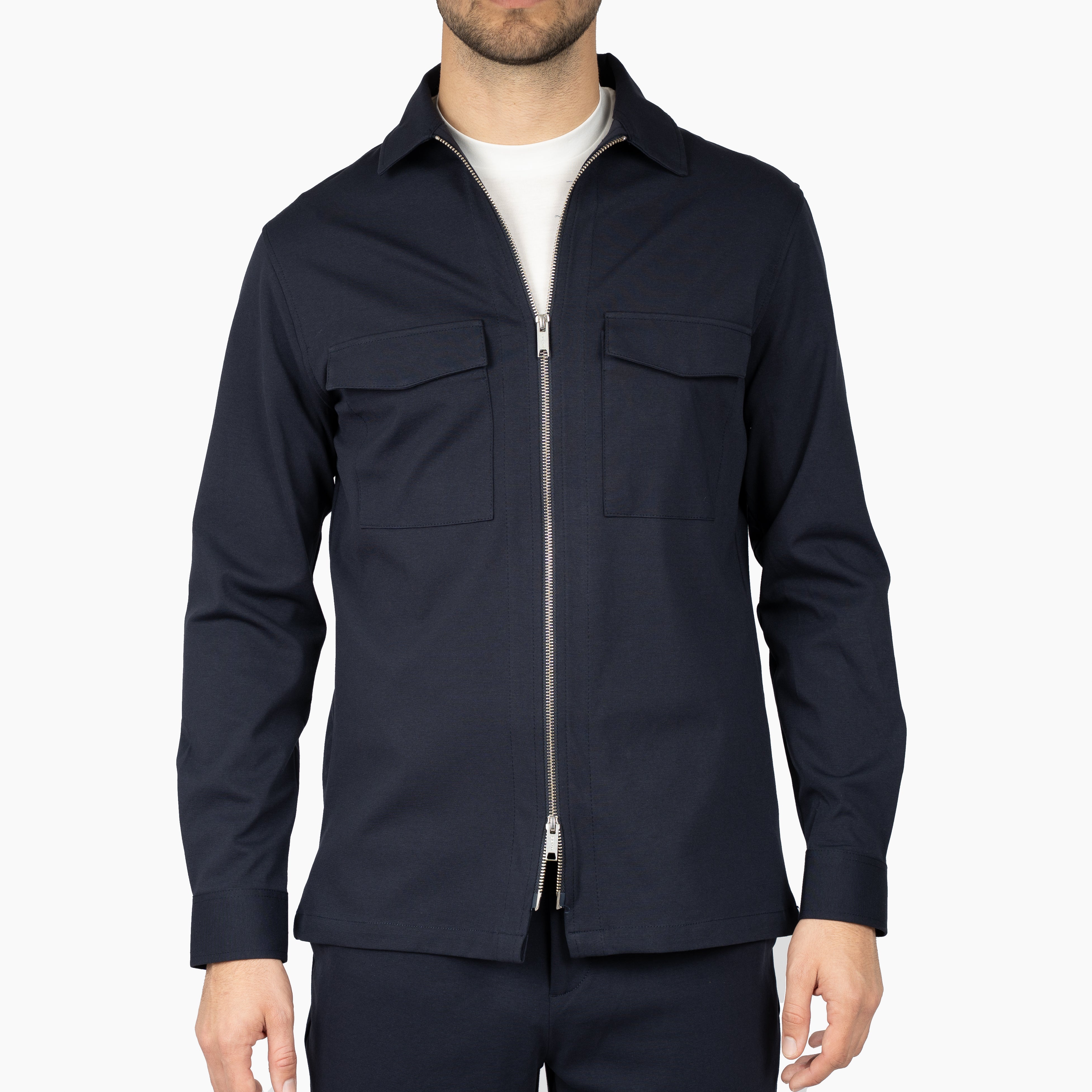 Genti Overshirt Donkerblauw | Dynamic
