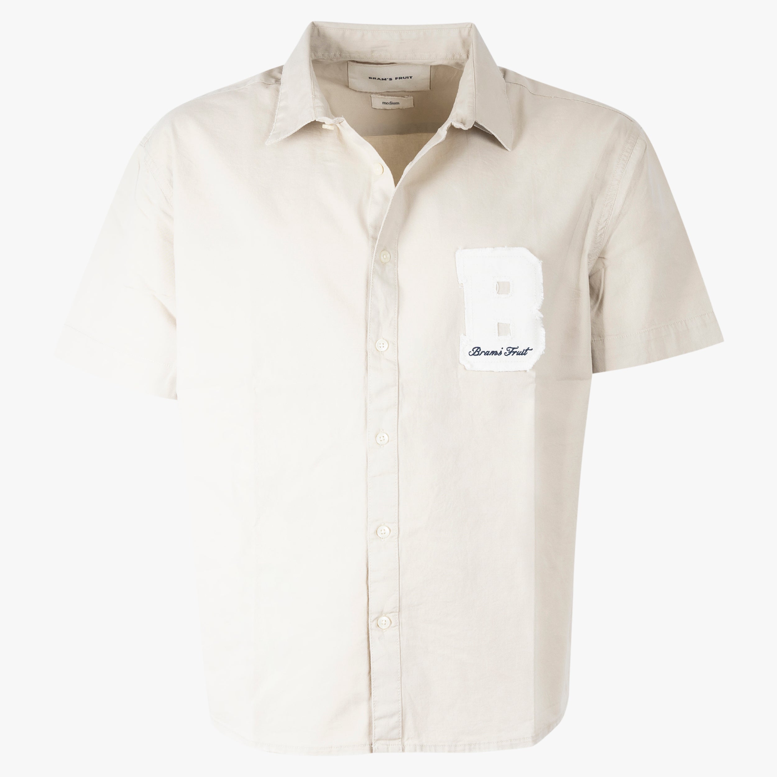 Bram's Fruit Korte Mouwen Overhemd Zand | Varsity Shirt