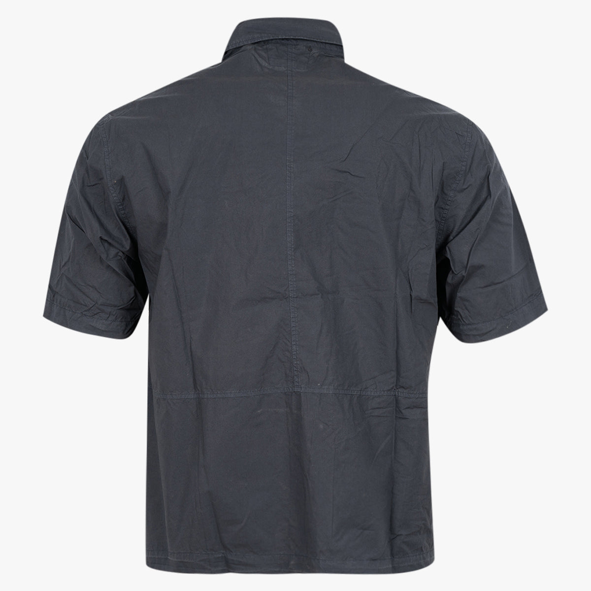 CP Company Korte Mouwen Overhemd Donkerblauw