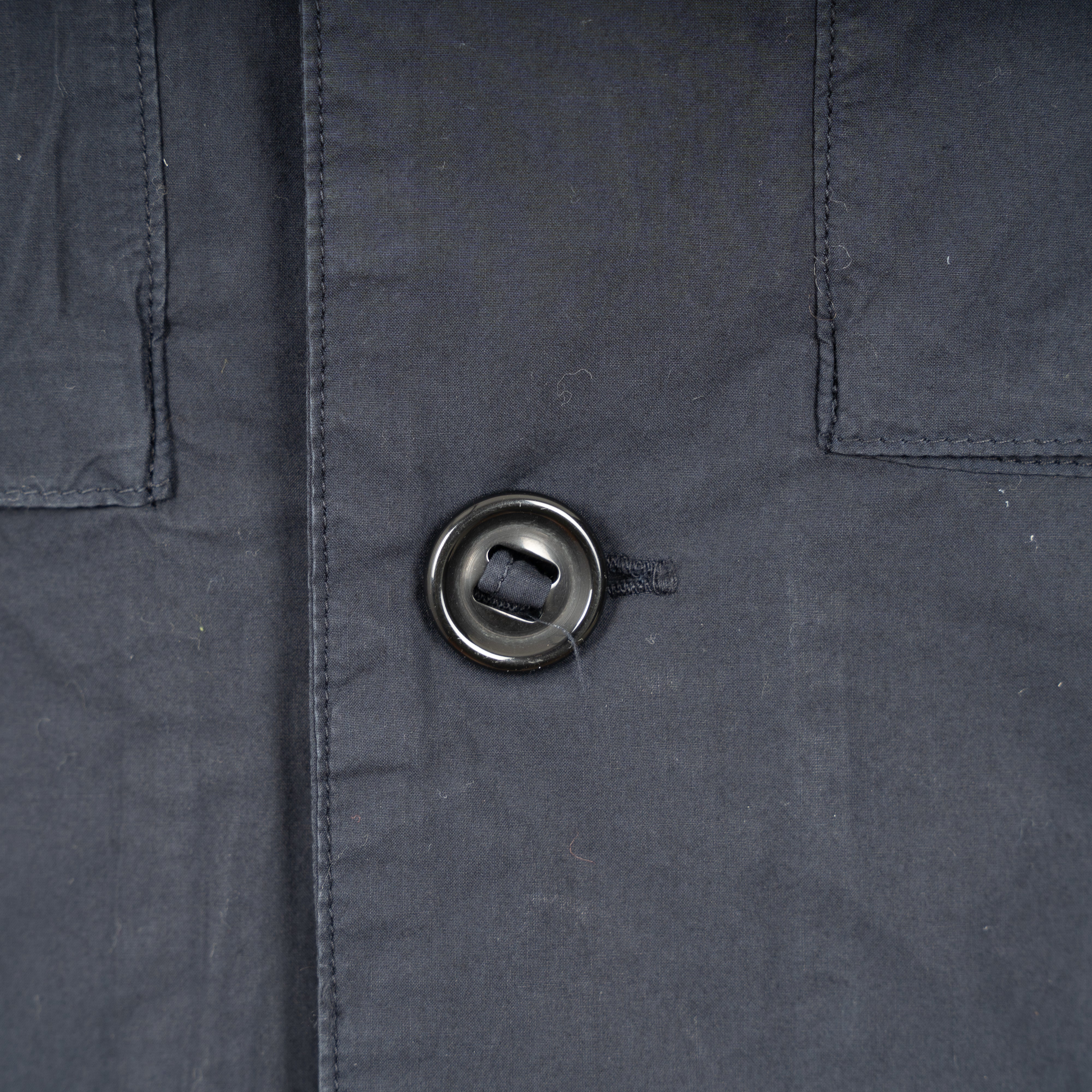 CP Company Korte Mouwen Overhemd Donkerblauw