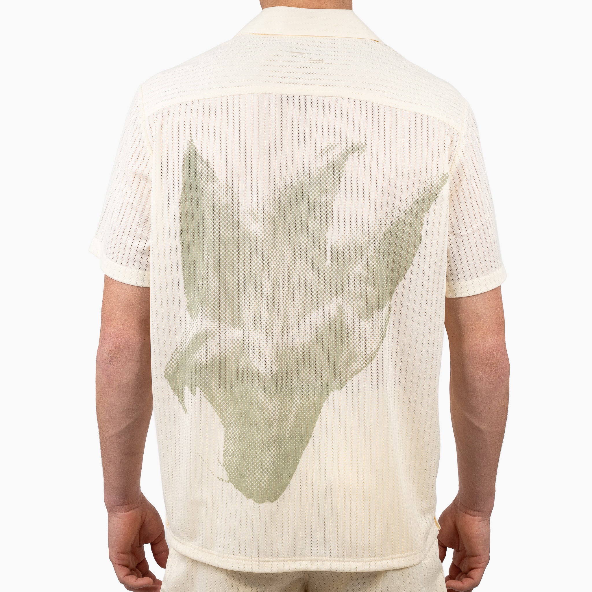Filling Pieces Overhemd Korte Mouw Crème | Resort Shirt