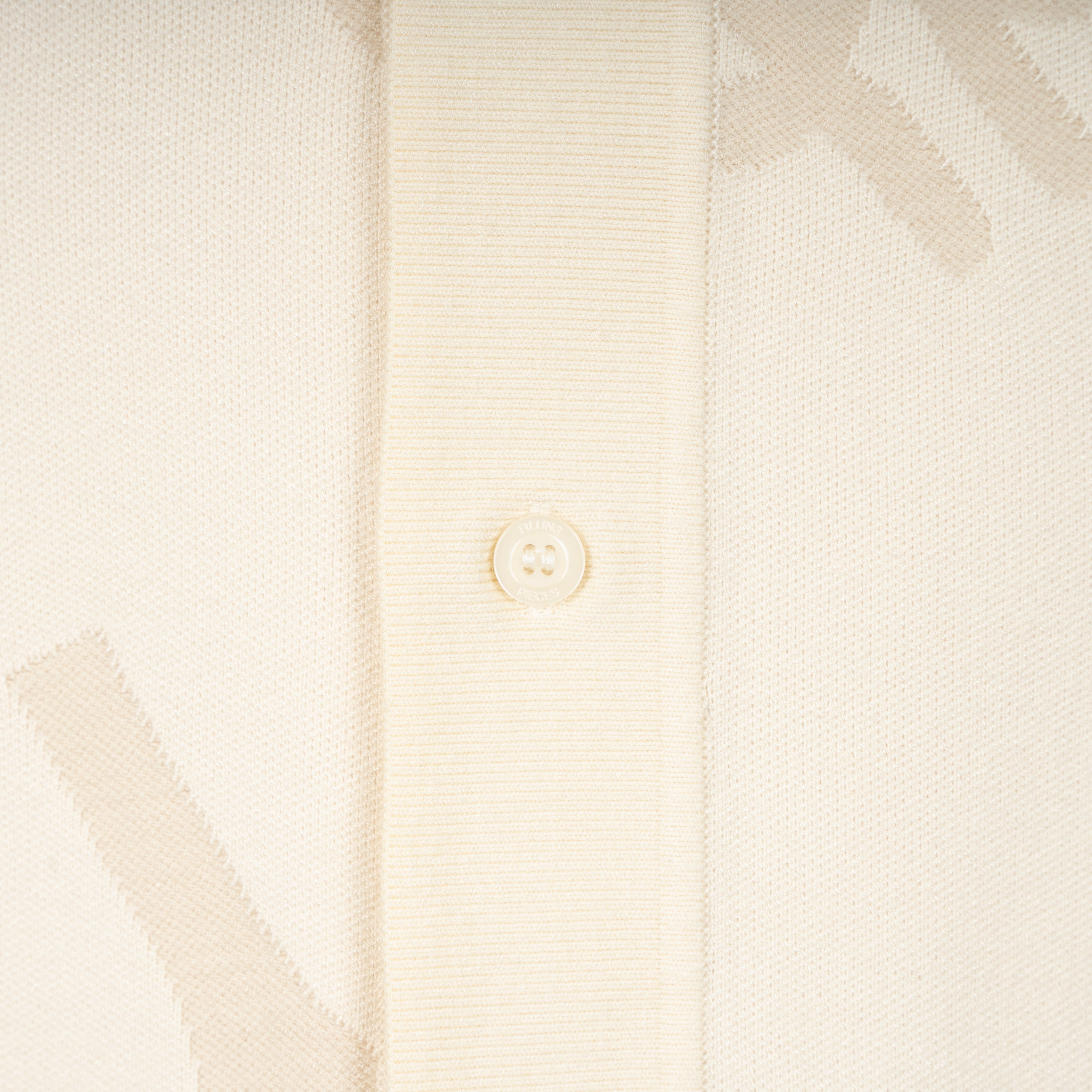 Filling Pieces Overhemd Korte Mouw Crème | Knit Shirt Breaking Bread