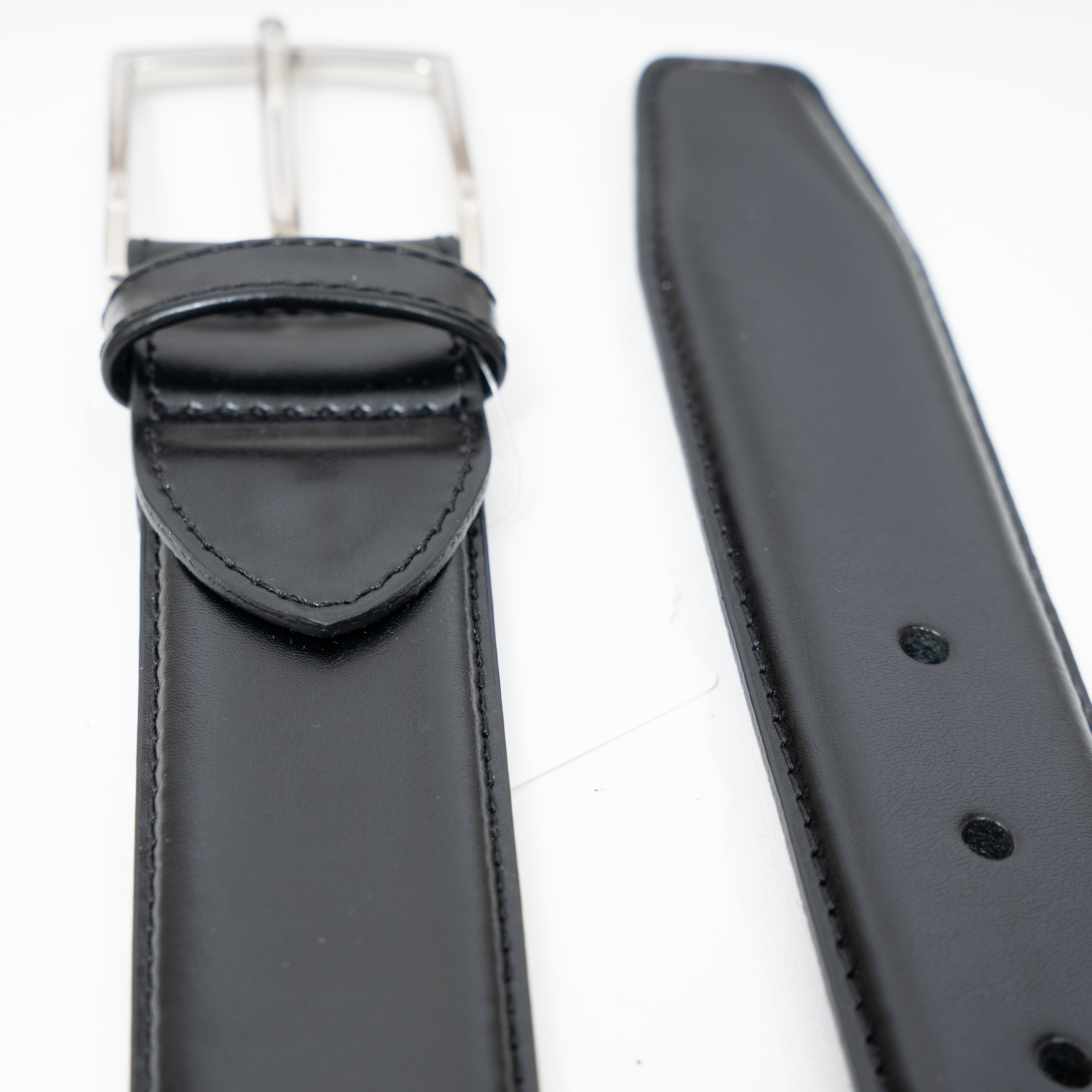Job Belts Leren Riem Zwart