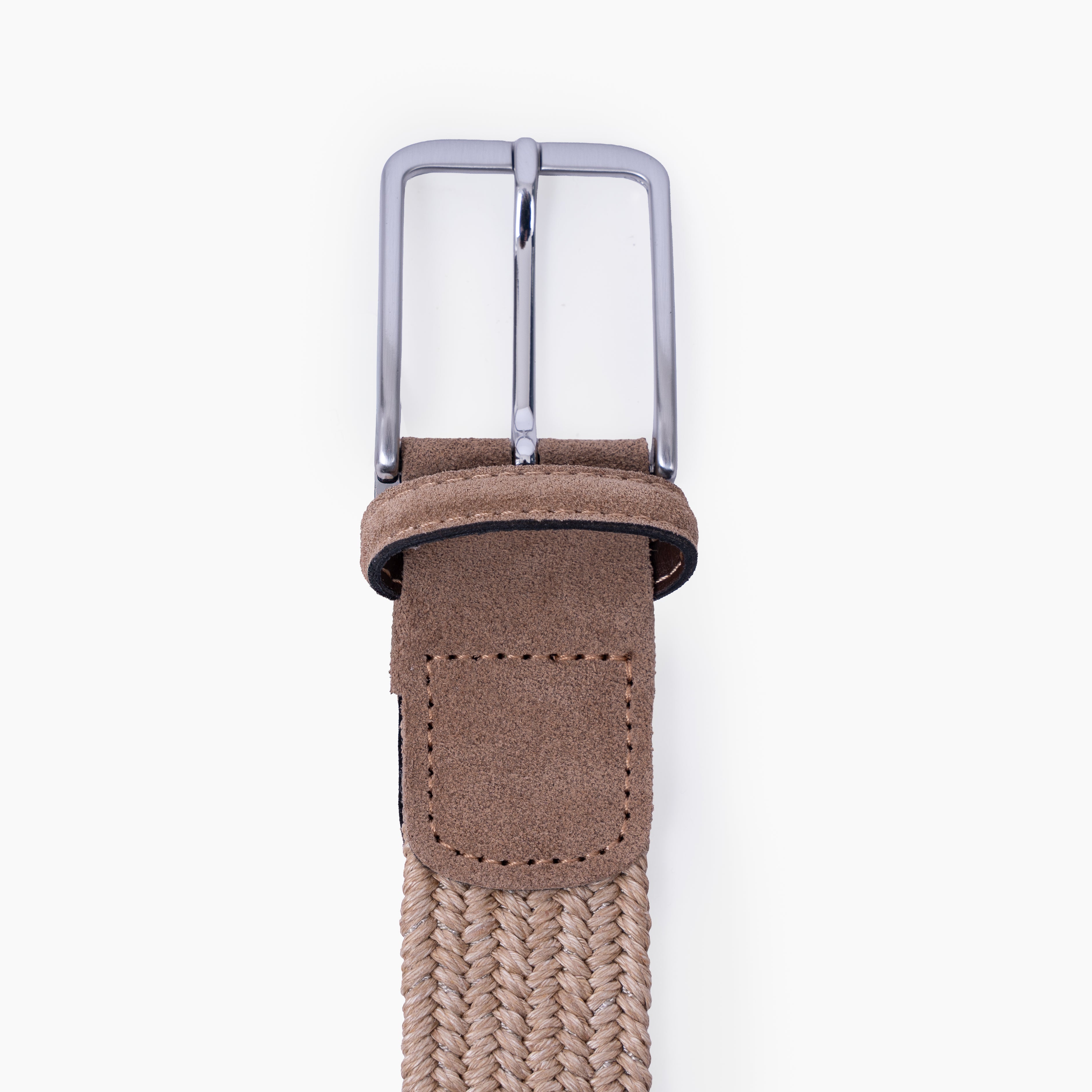 Athison Gevlochten Riem Beige