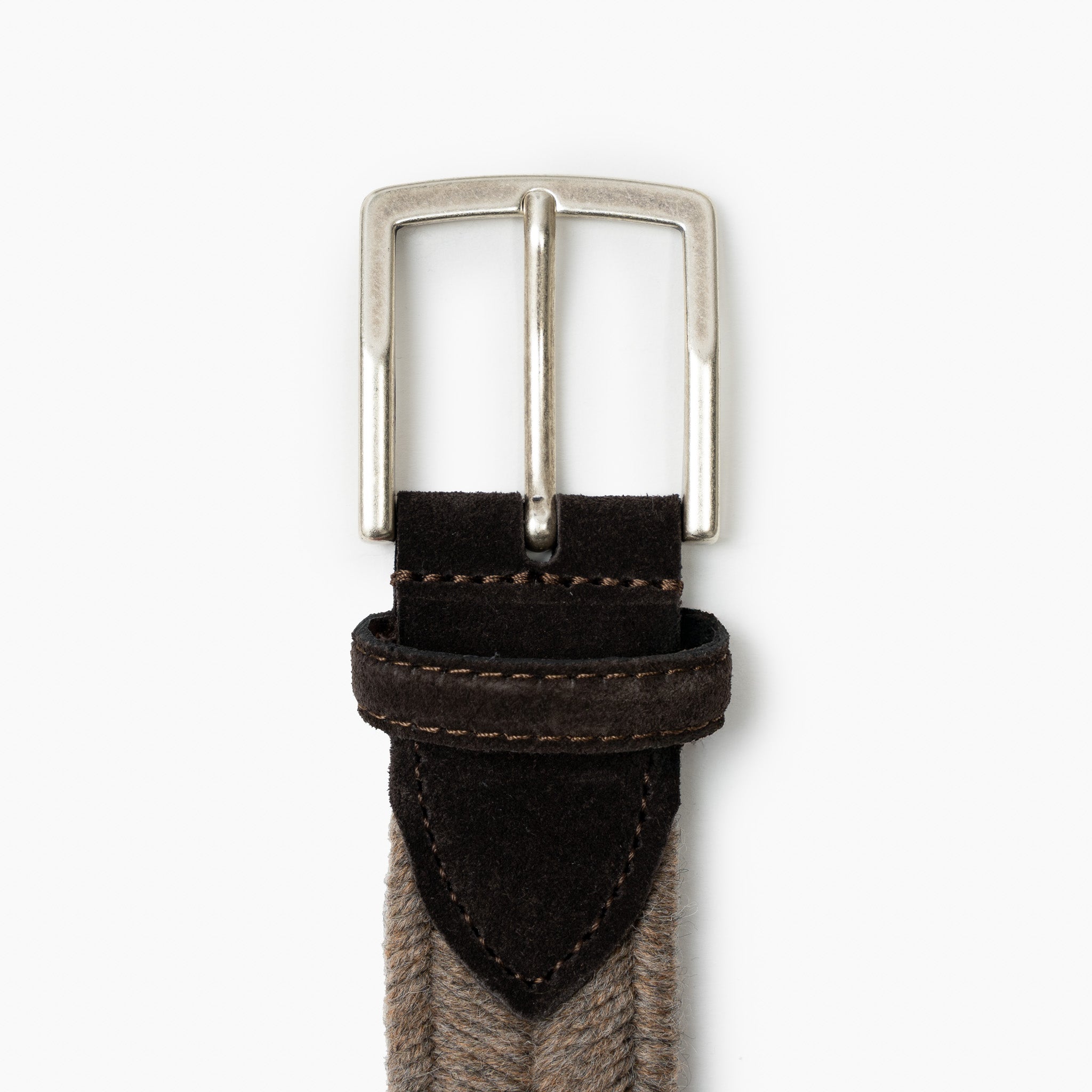 Athison Gevlochten Riem Beige