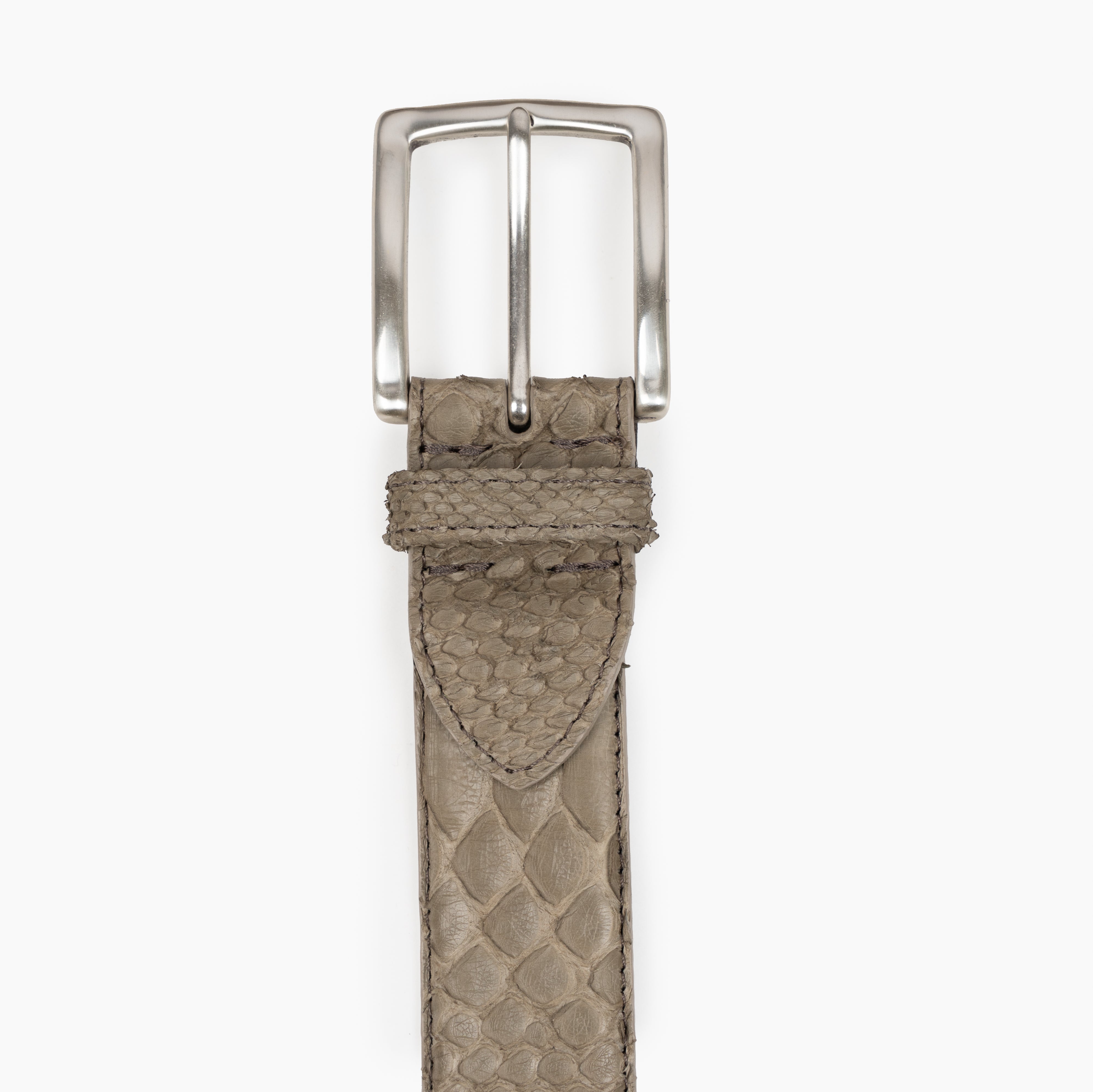 JOB86 Slangenleer Riem Groen/Grijs | Python