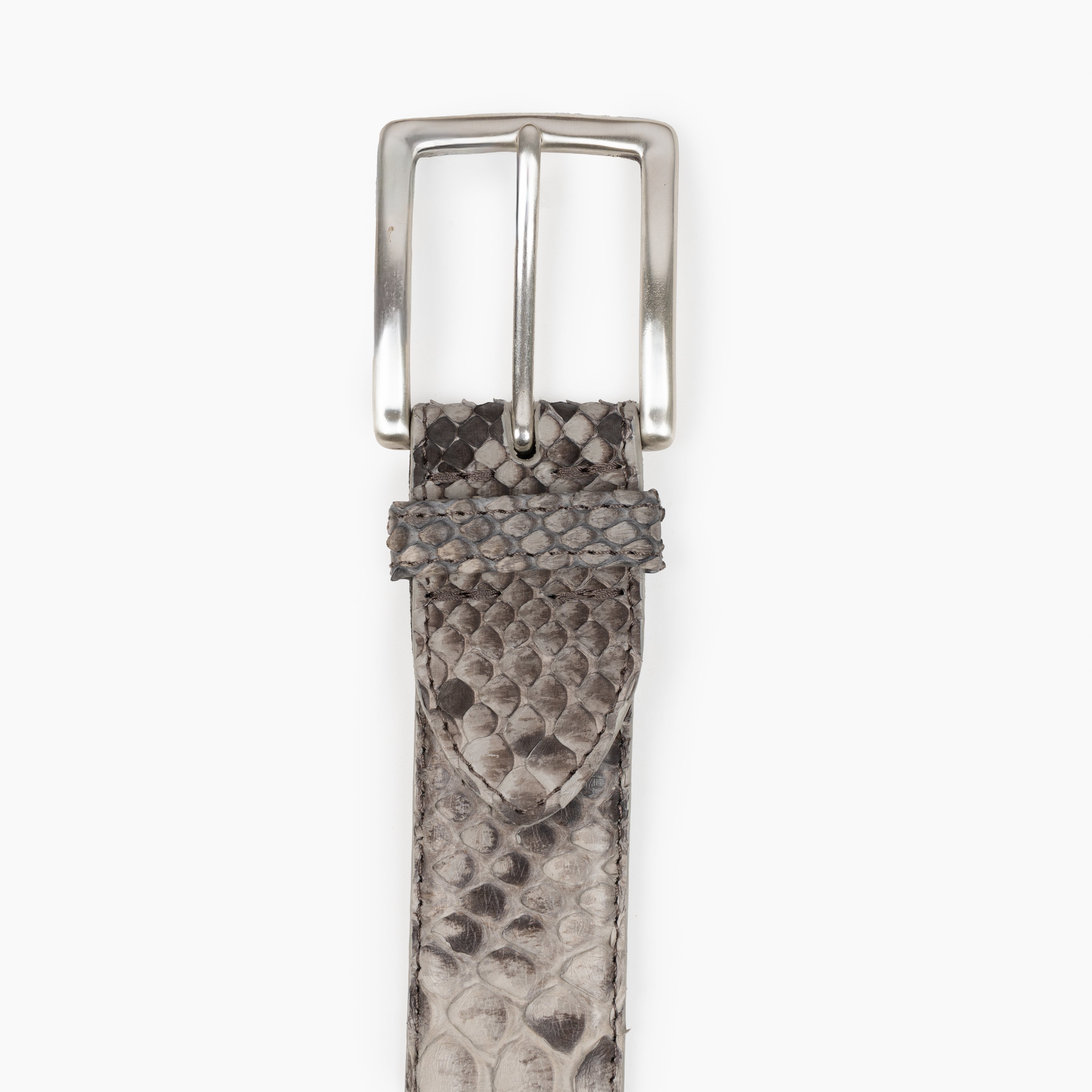 JOB86 Slangenleer Riem Taupe | Python