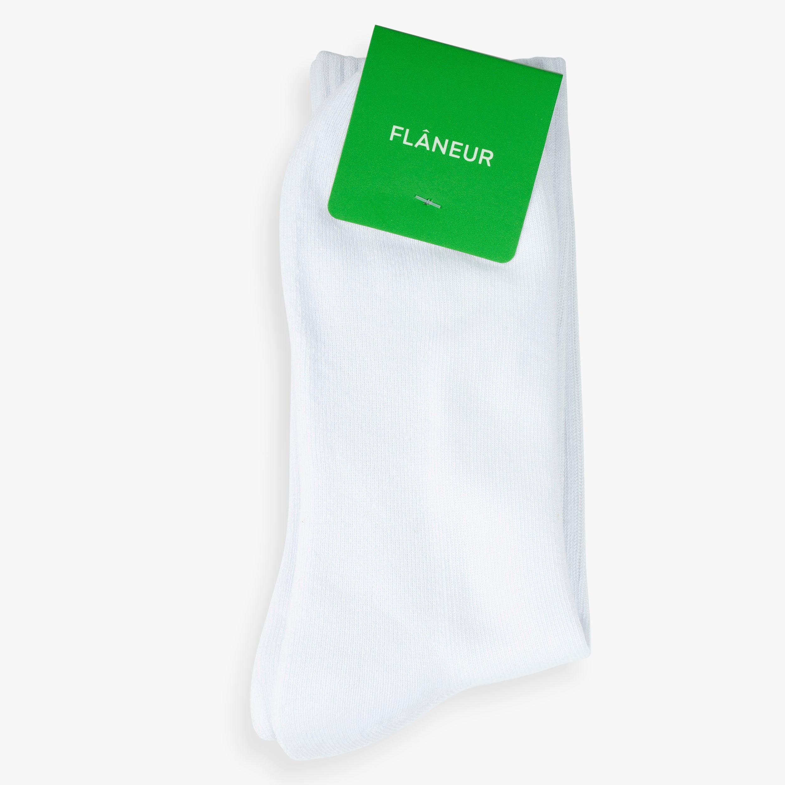 Flaneur Sokken Wit | Logo Socks