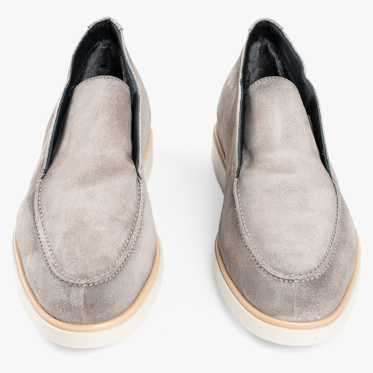 Magnanni Loafers Lichtgrijs Suede | Loda
