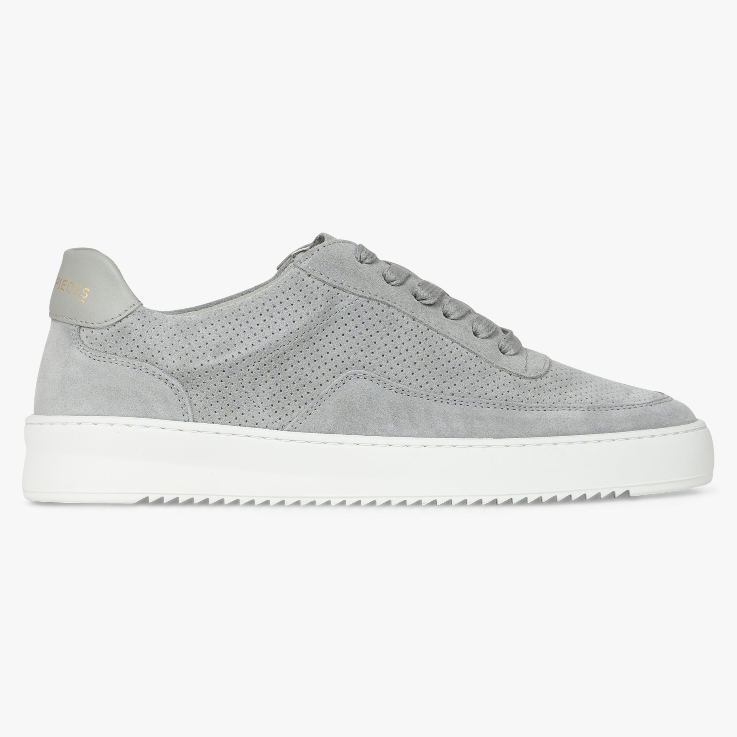 Filling Pieces Sneaker Grijs | Mondo Suede Perforated