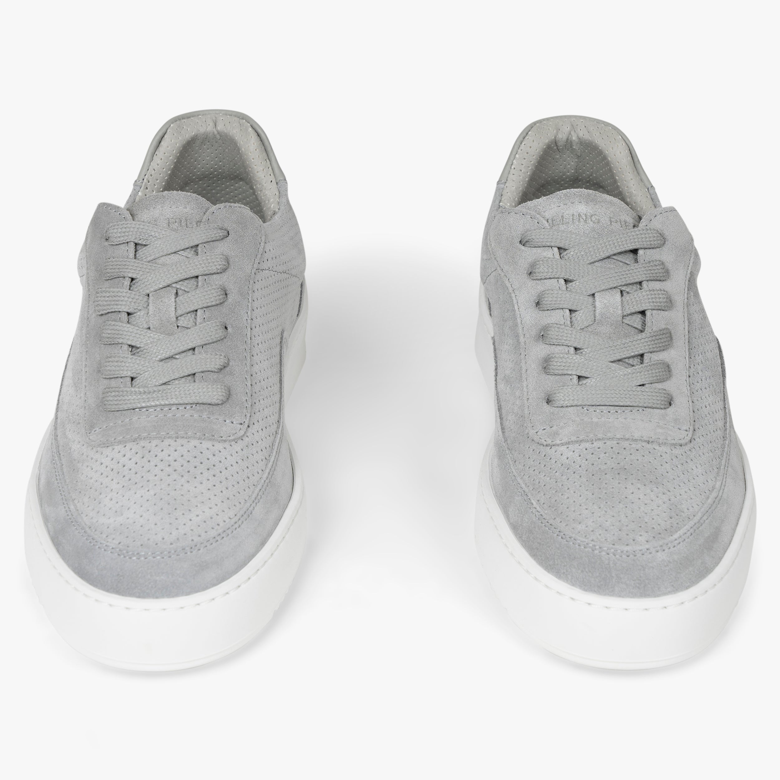Filling Pieces Sneaker Grijs | Mondo Suede Perforated