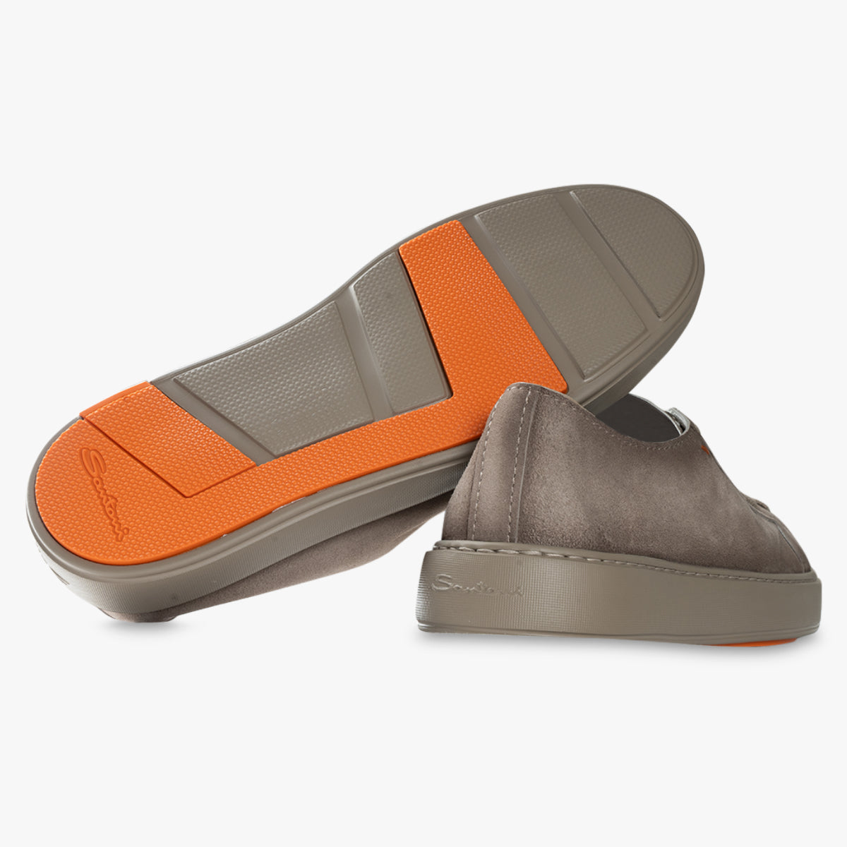 Santoni Sneaker Grijs Suède