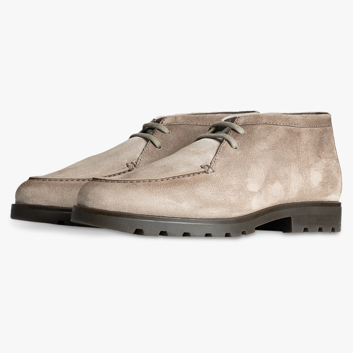Santoni Schoen Beige Suede | Desert Boot