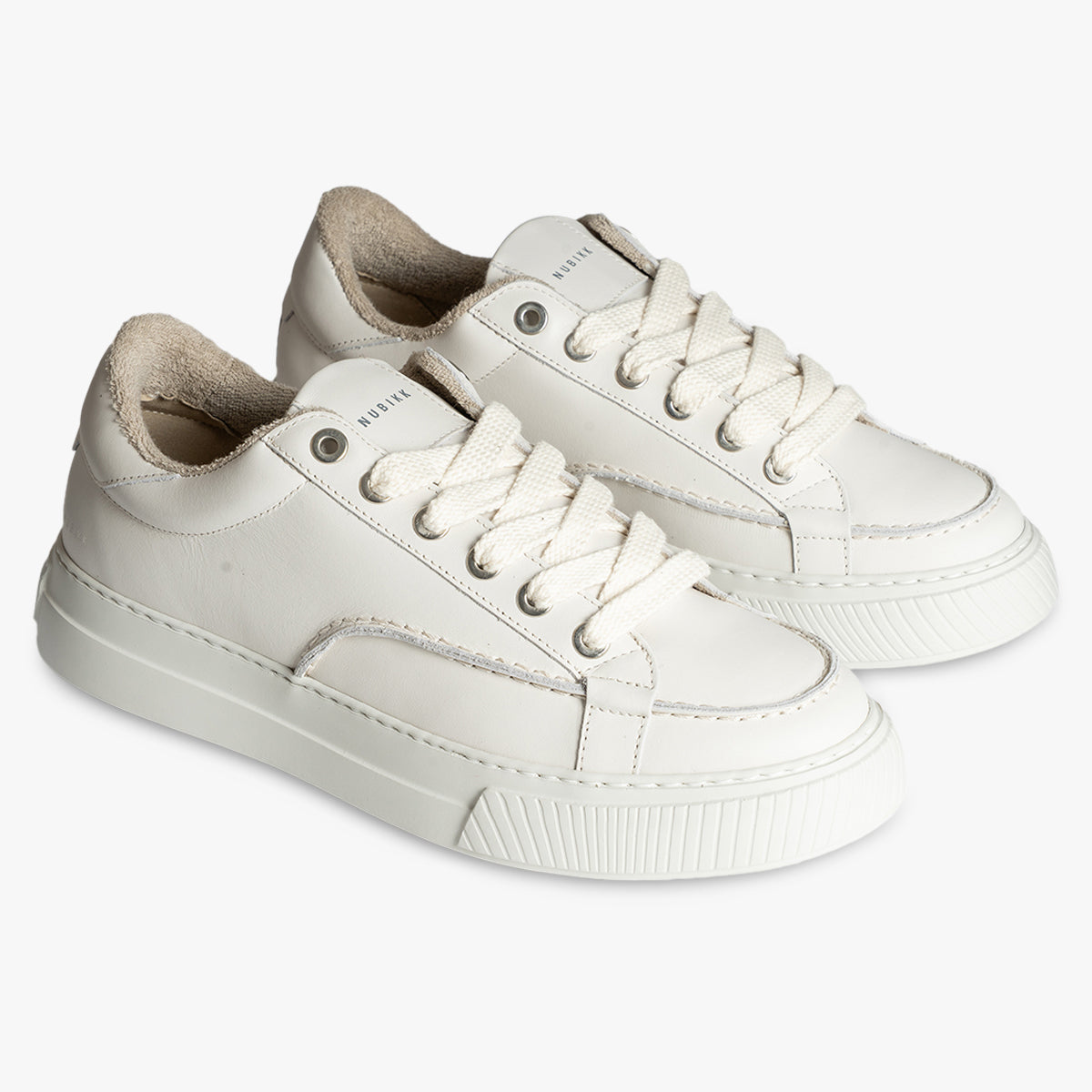 Nubikk Sneakers Beige Leer | Caldera Tora
