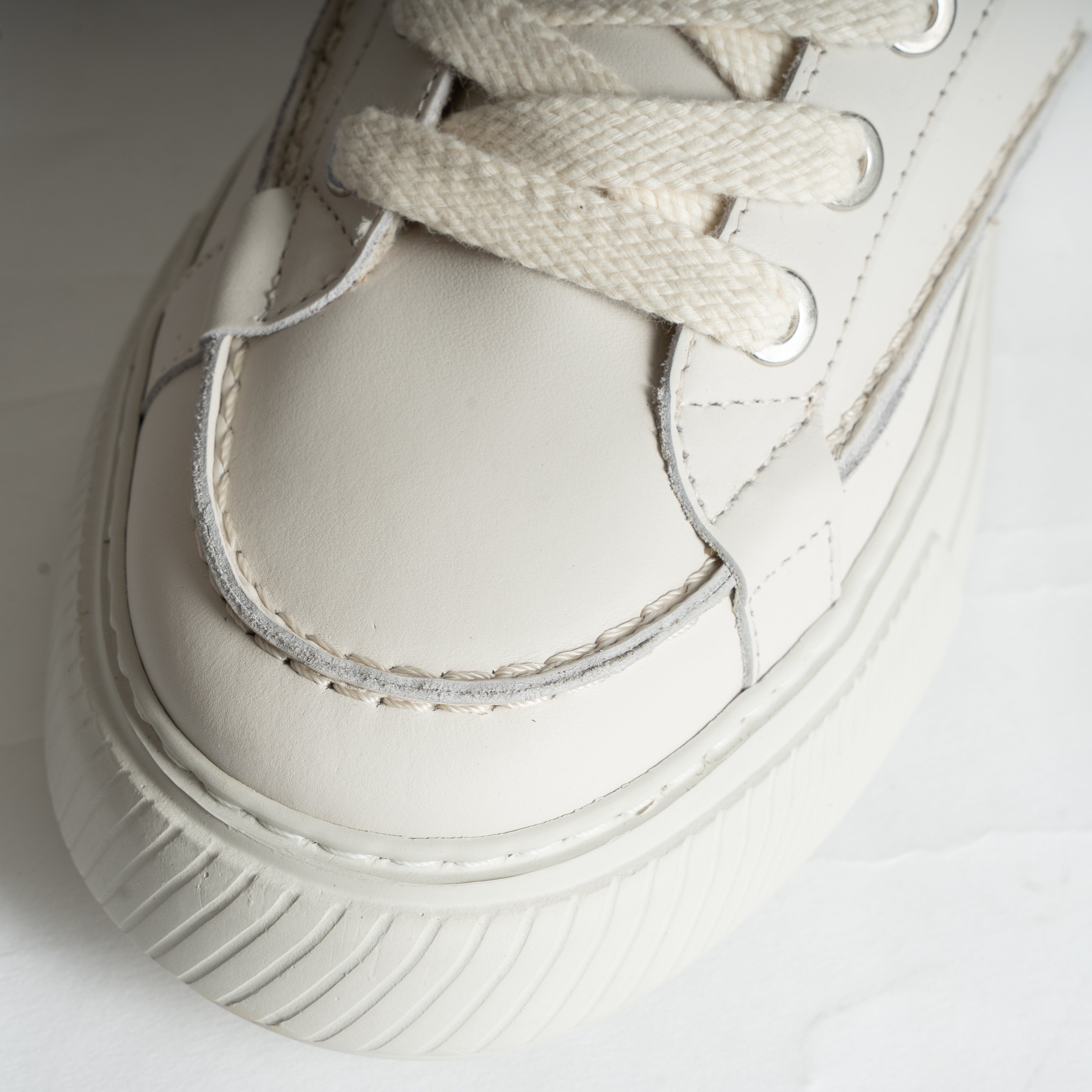 Nubikk Sneakers Beige Leer | Caldera Tora
