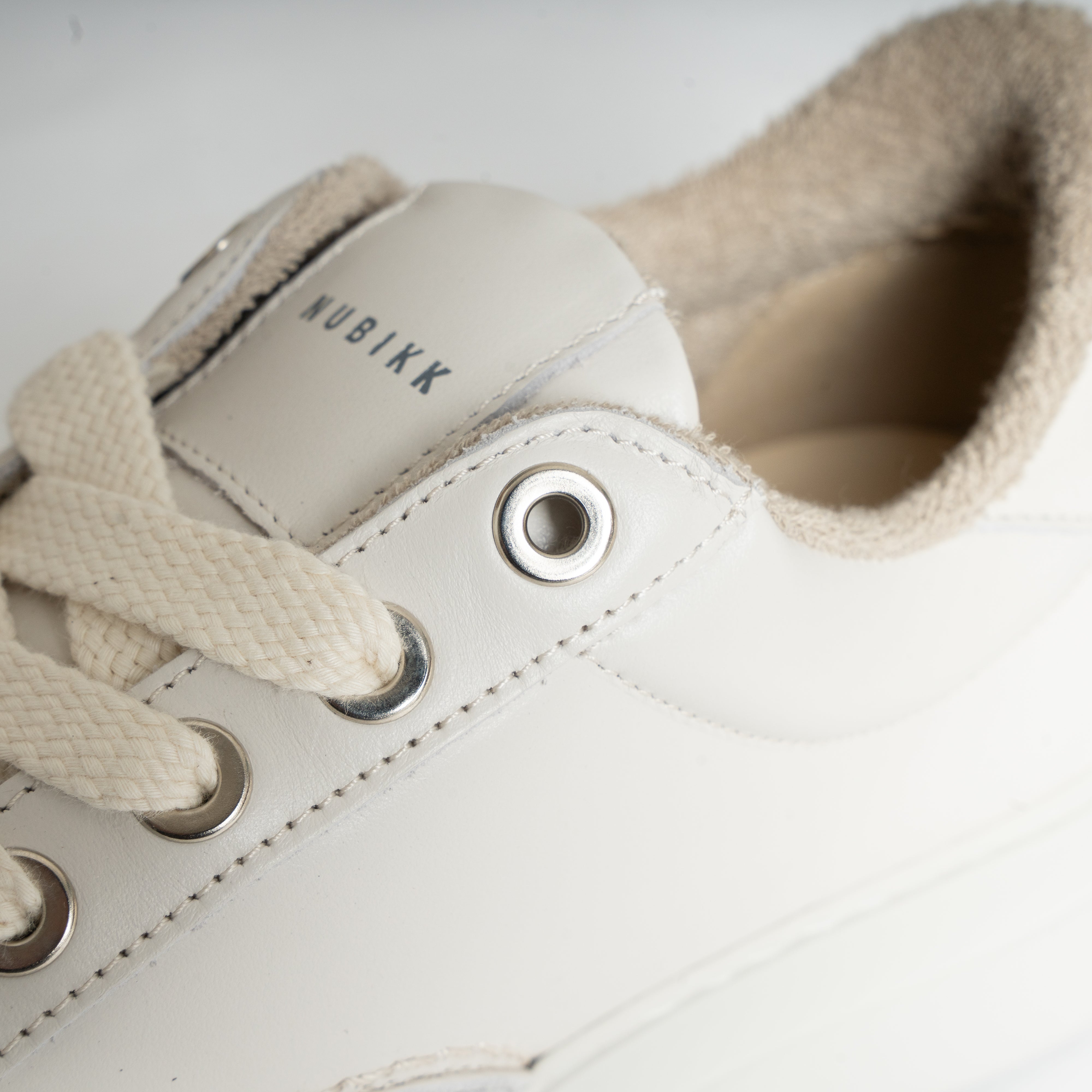 Nubikk Sneakers Beige Leer | Caldera Tora