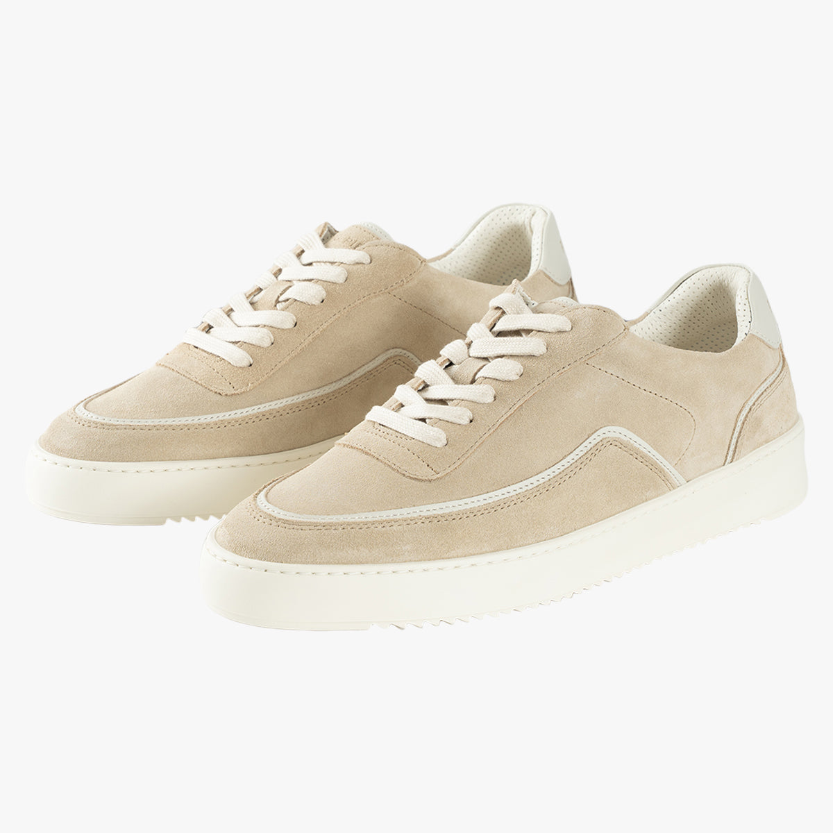 Filling Pieces Sneakers Beige | Mondo Stack Suede