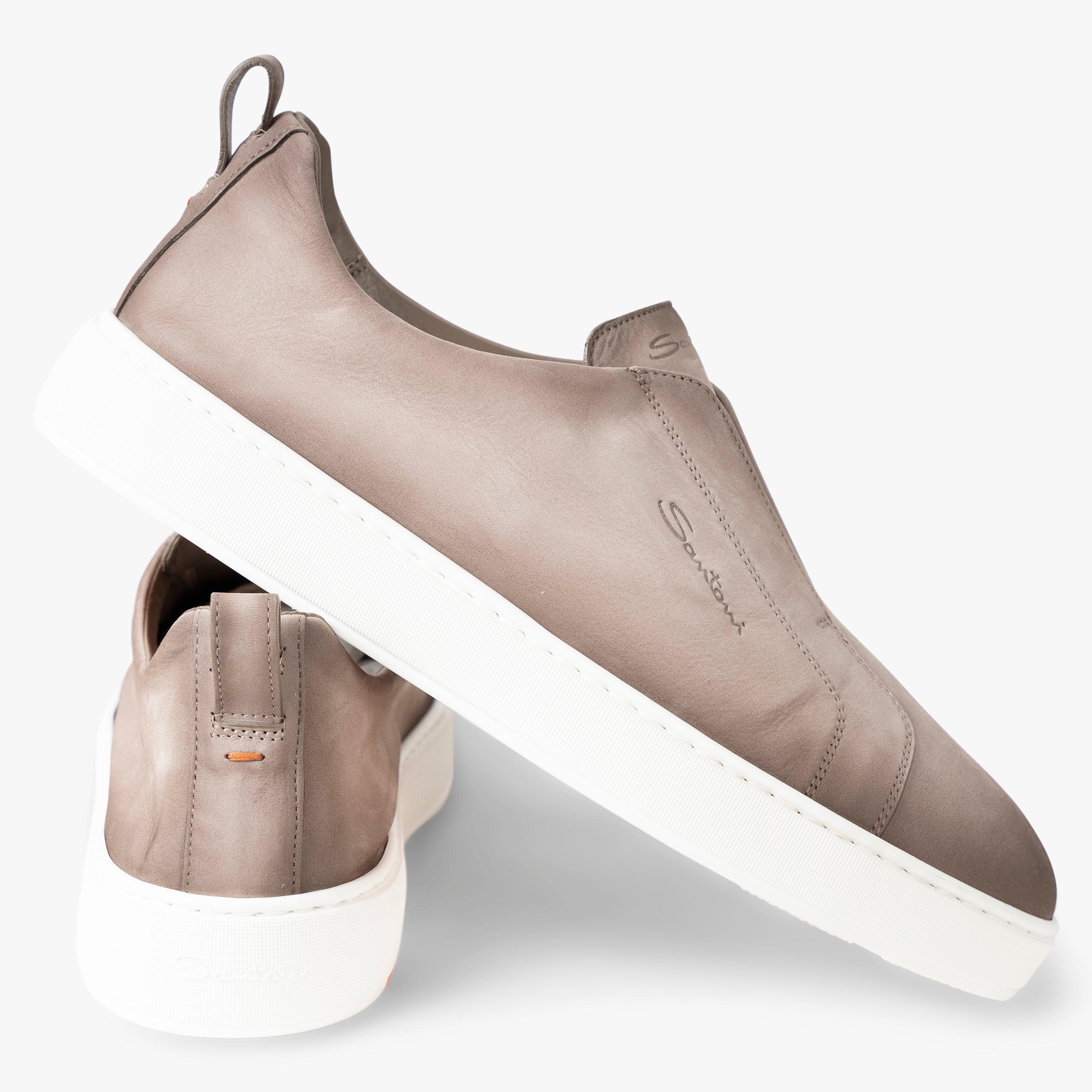 Santoni Sneaker Beige | Slip-On
