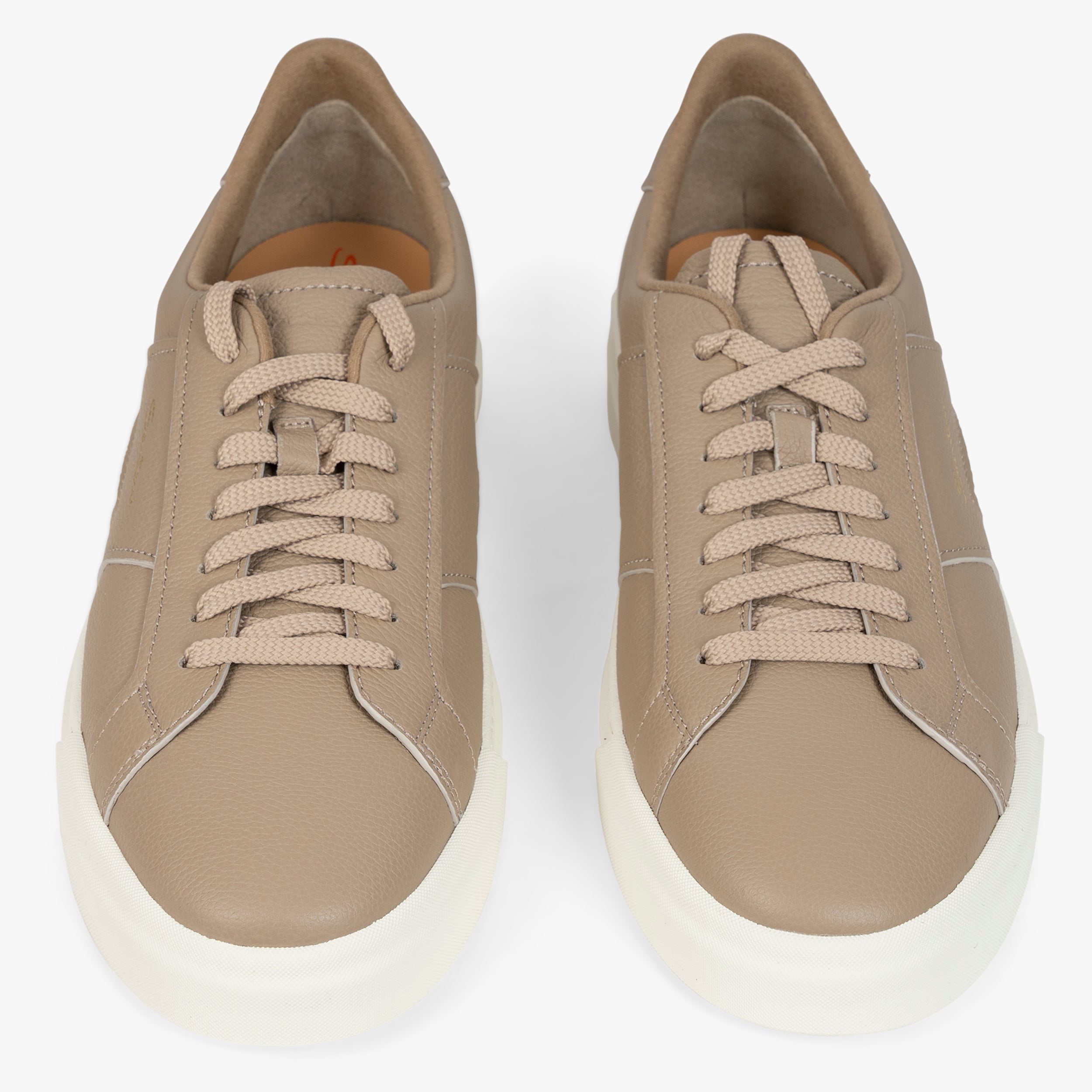 Santoni Sneaker Beige | Double Buckle