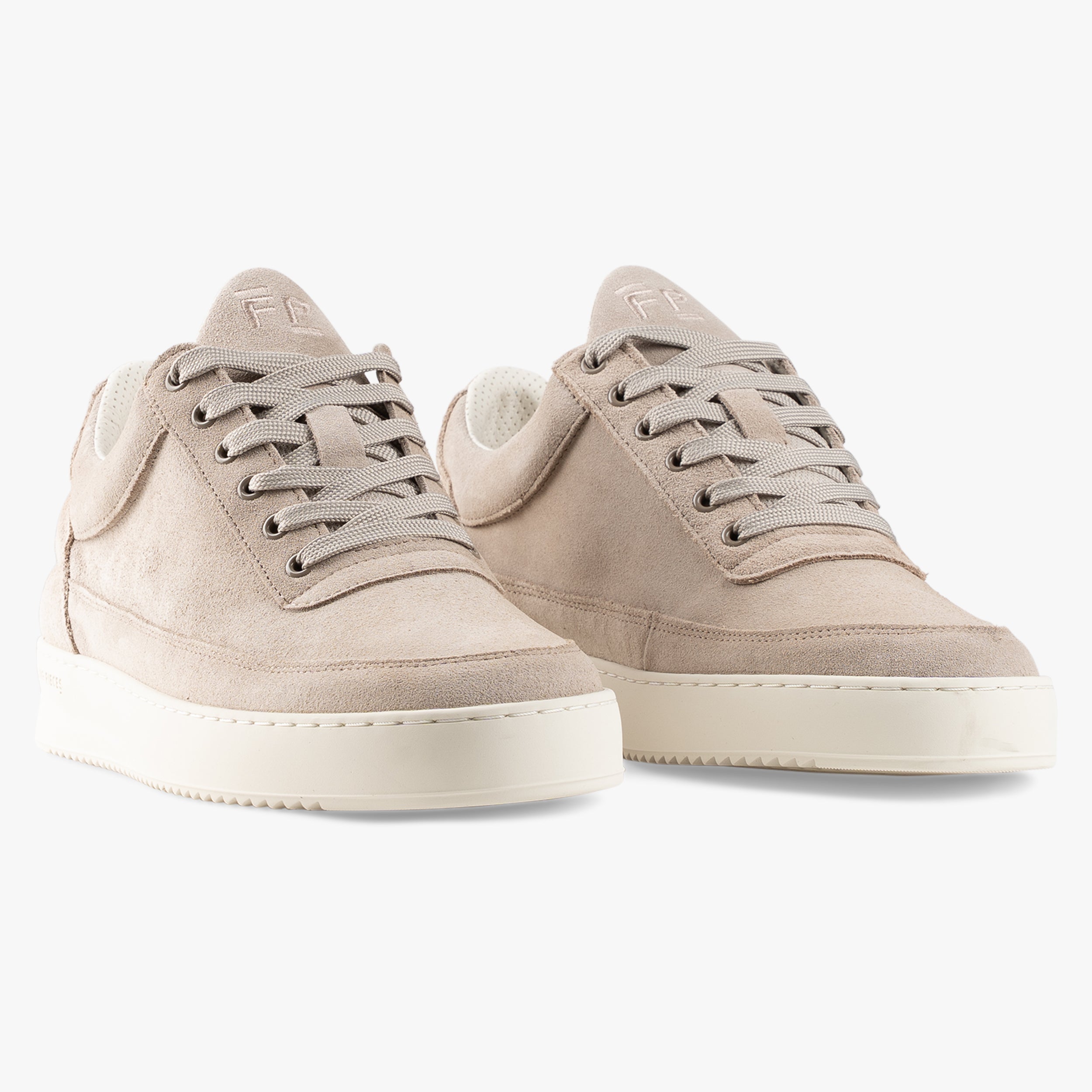 Filling Pieces Sneakers Beige | Low Top Suede