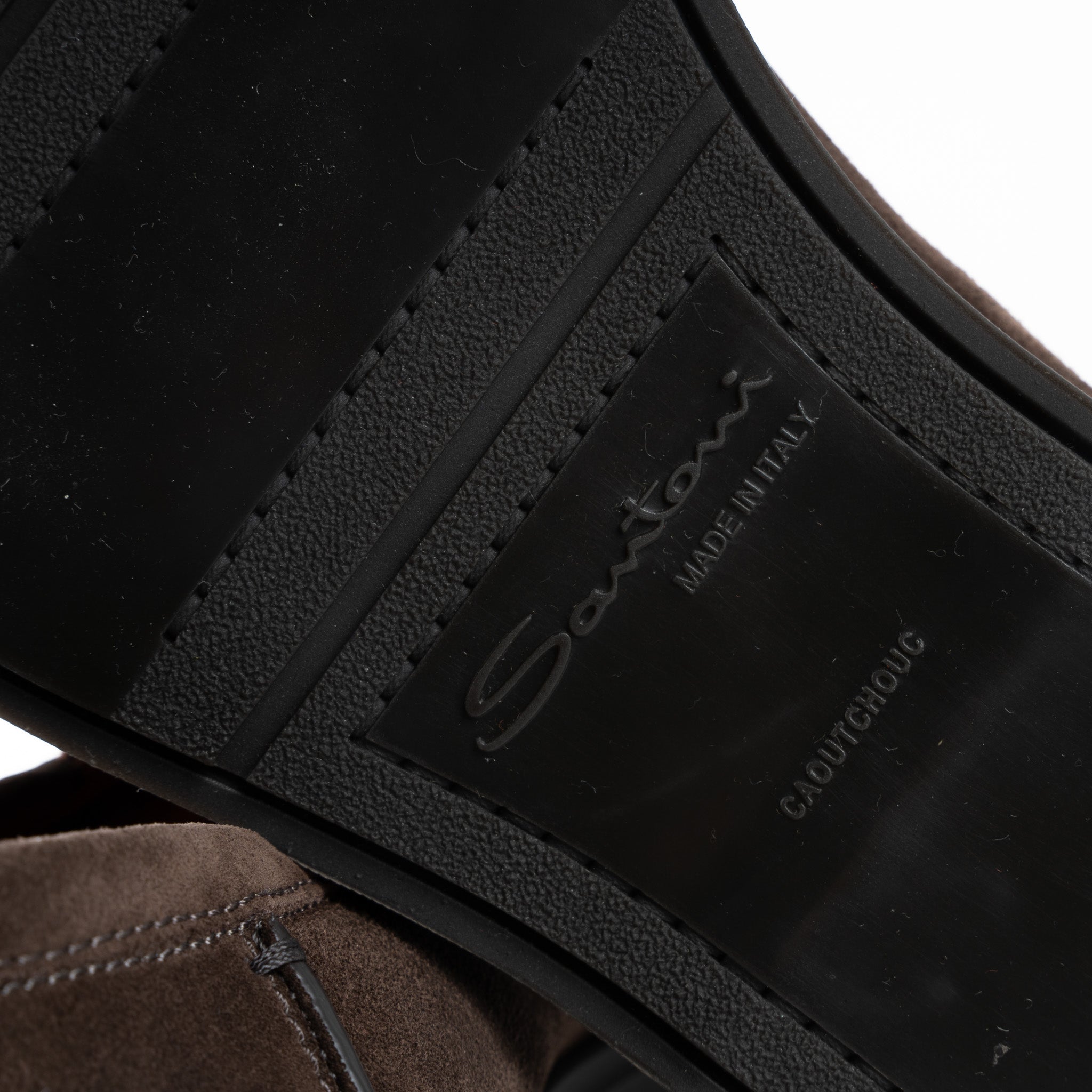 Santoni Loafer Bruin Suède