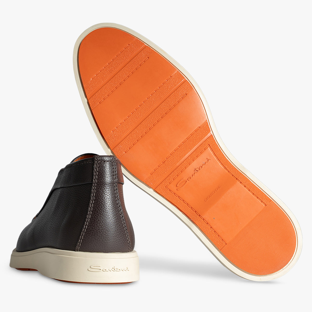 Santoni Schoen Bruin Leer | Desert Boot