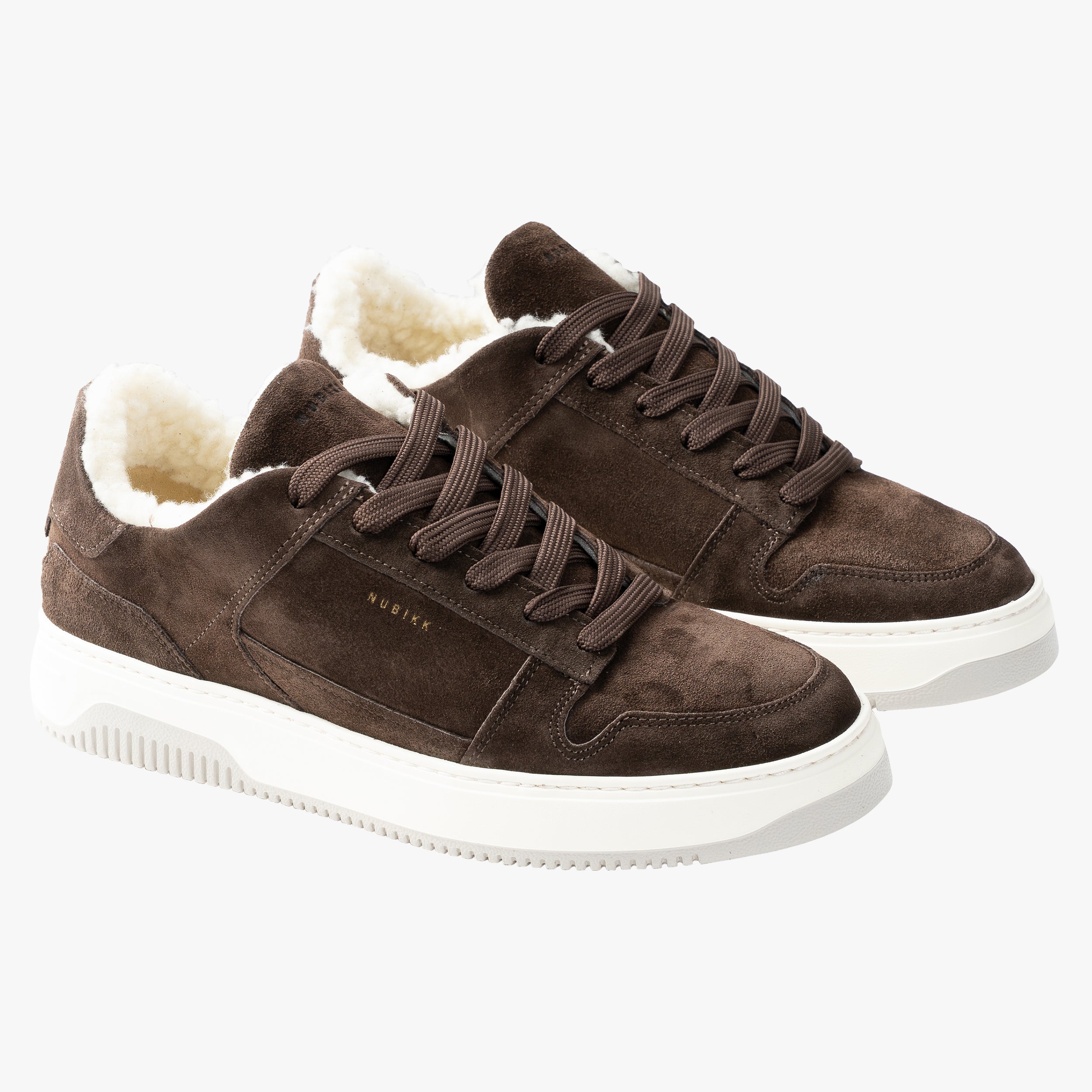 Nubikk Sneakers Bruin | Basket Court Fur
