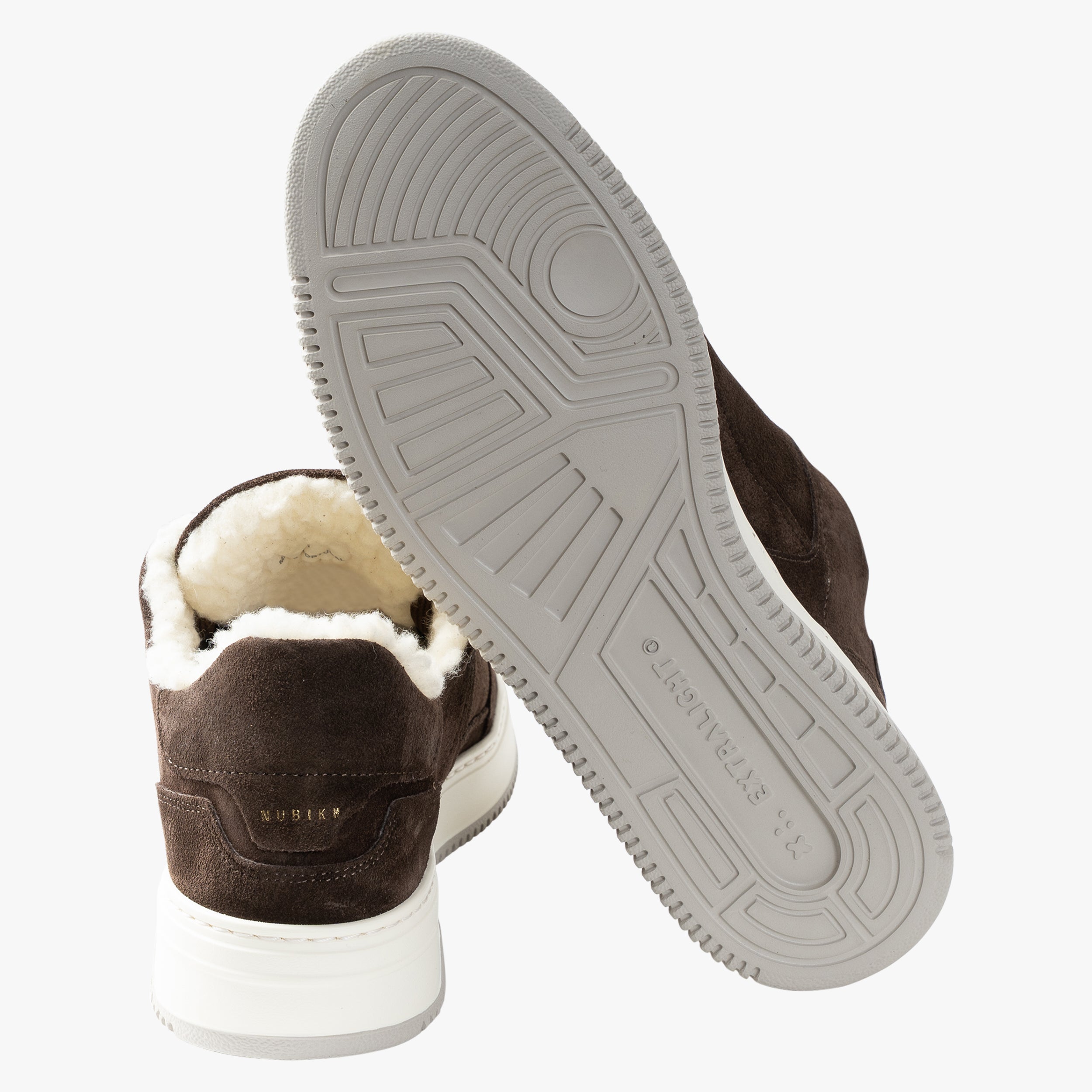 Nubikk Sneakers Bruin | Basket Court Fur