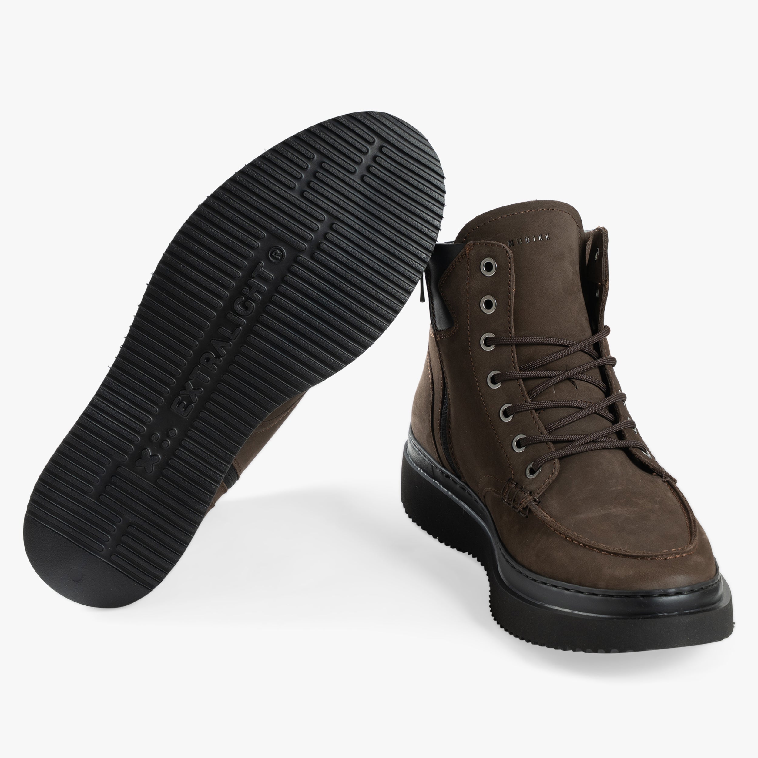 Nubikk Boots Bruin Nubuck | Jonah Arctic Fur