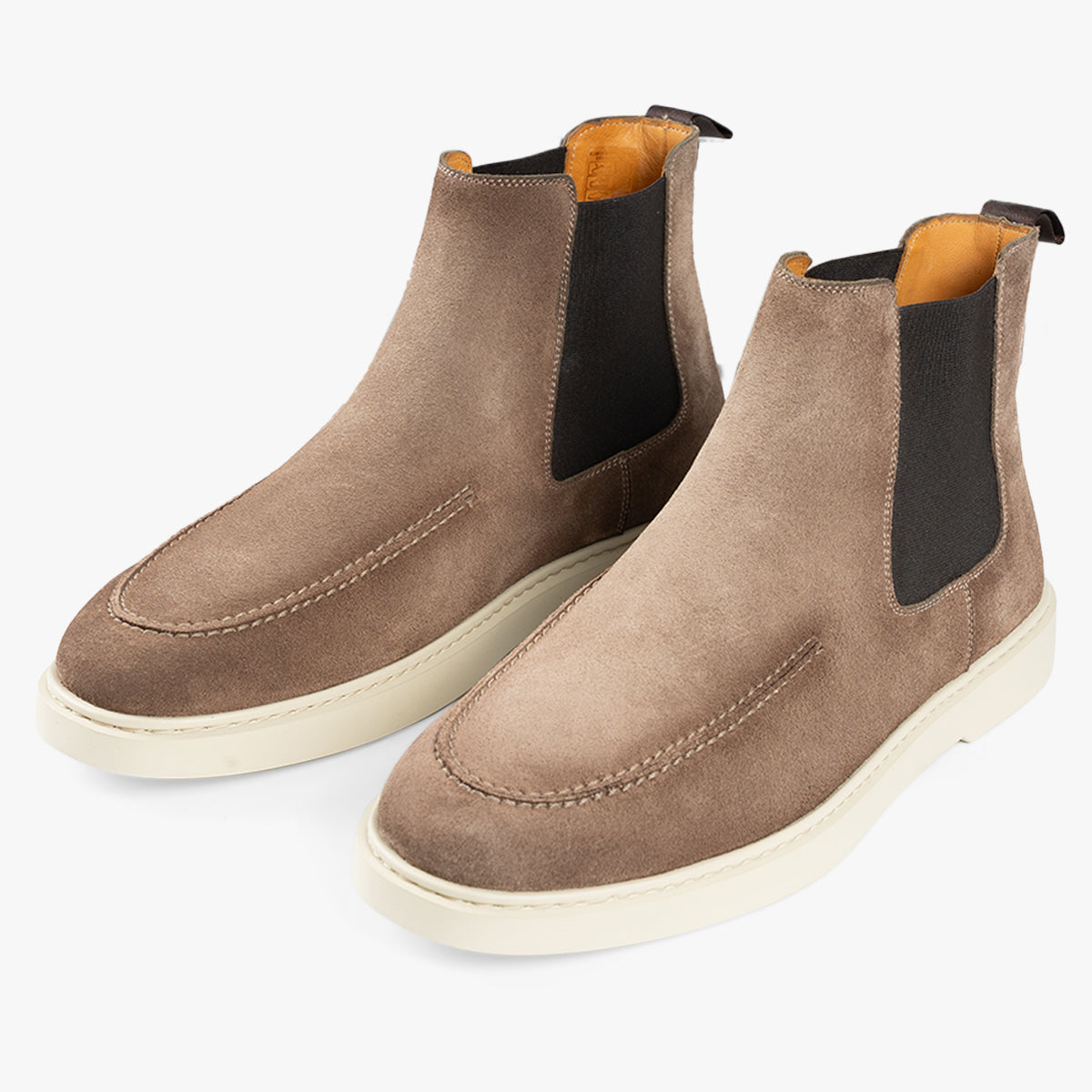 Magnanni Chelseaboot Lichtbruin Suede