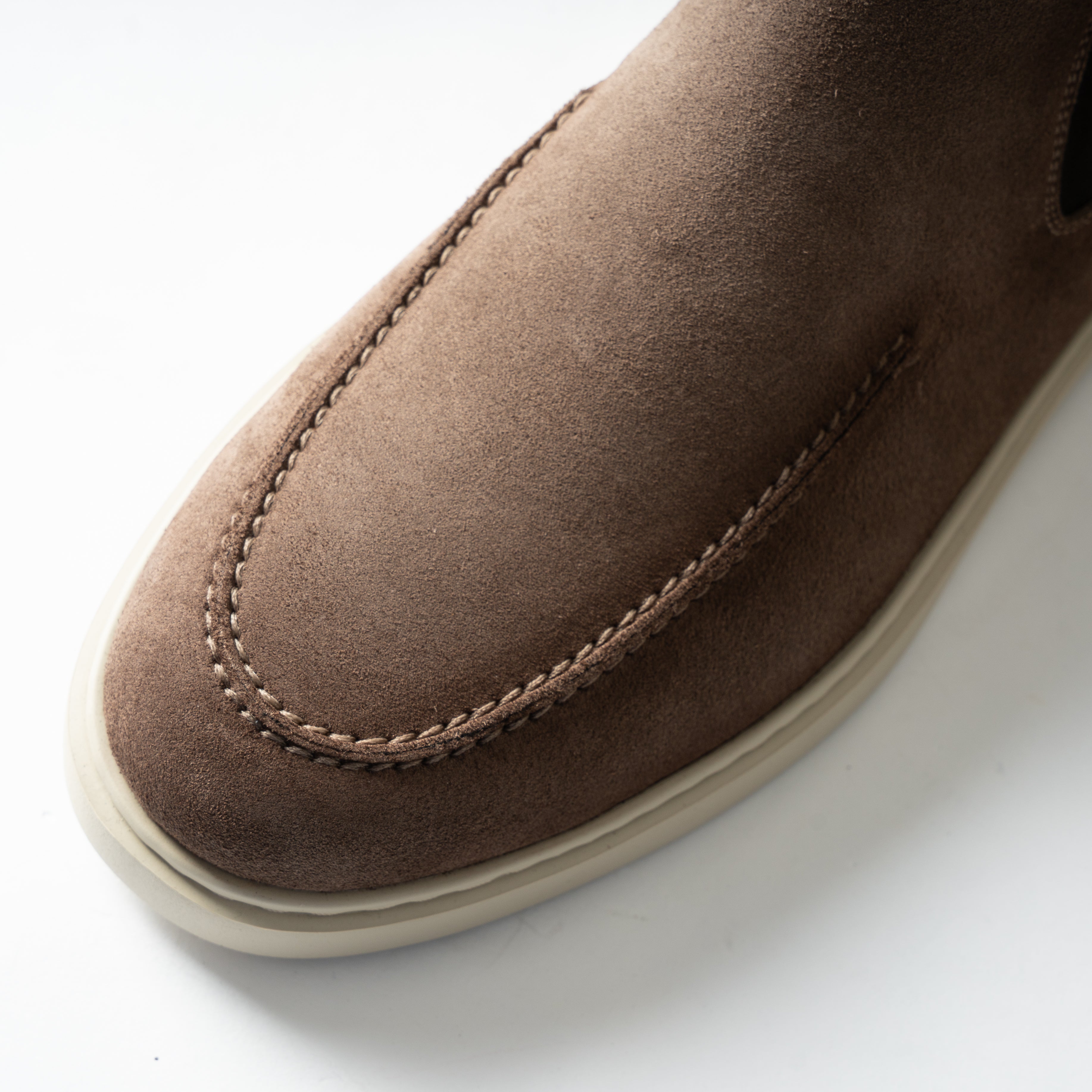 Magnanni Chelseaboot Lichtbruin Suede