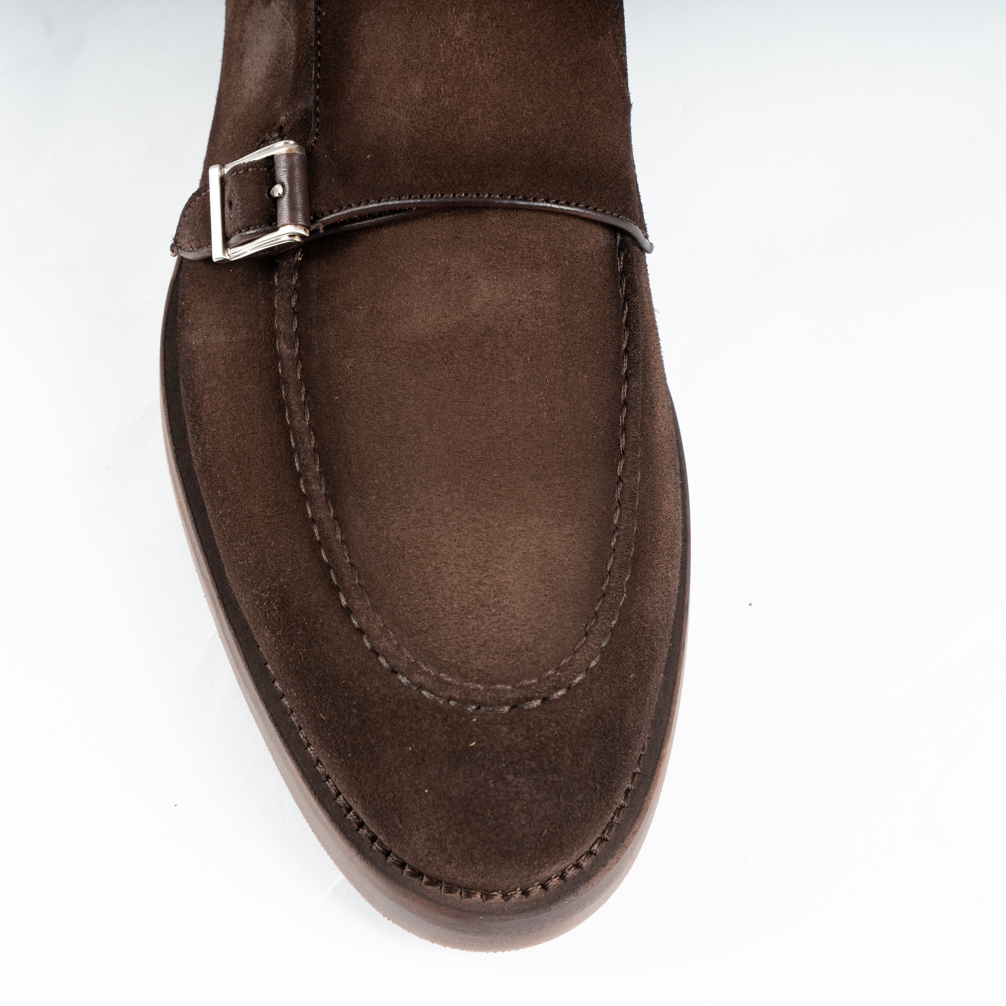 Magnanni Dubbele Gespschoen Bruin Suede