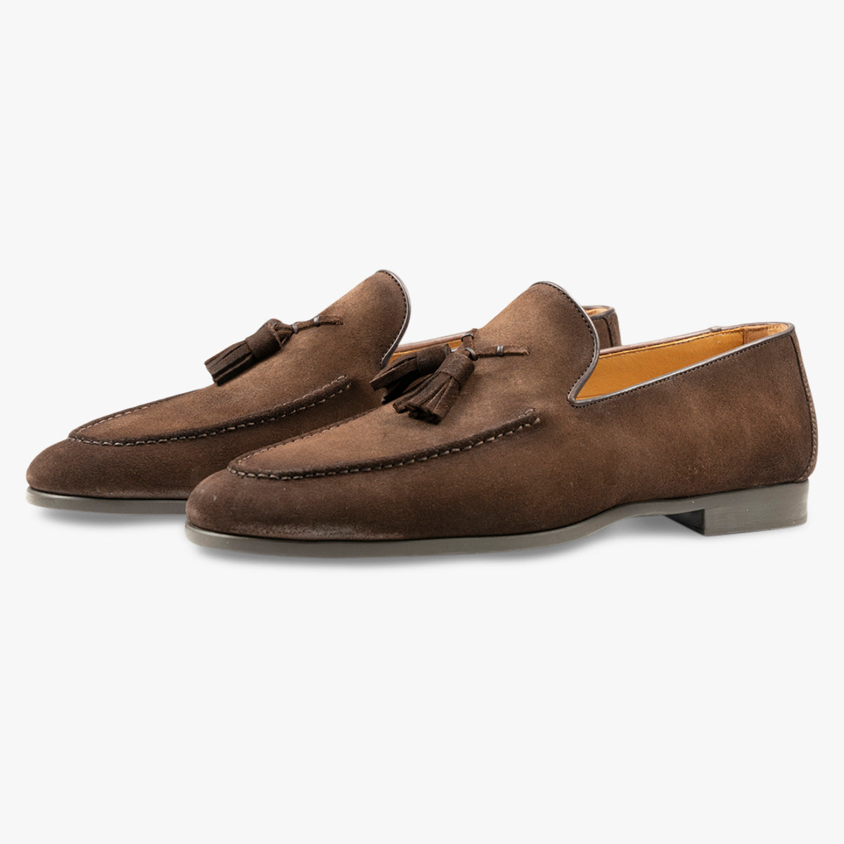 Magnanni Loafer Suede Bruin | Tassel Loafer