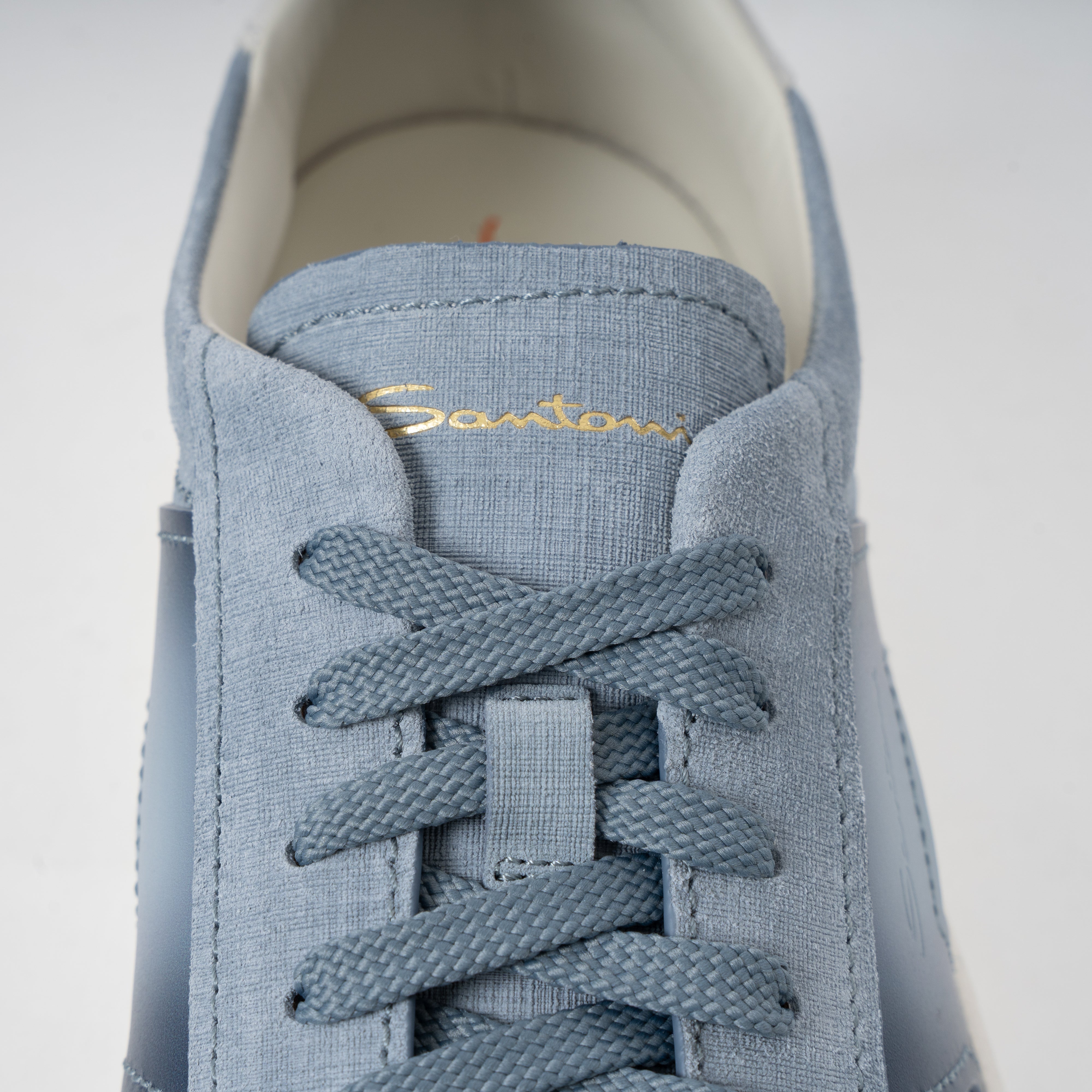 Santoni Sneakers Lichtblauw | Double Buckle